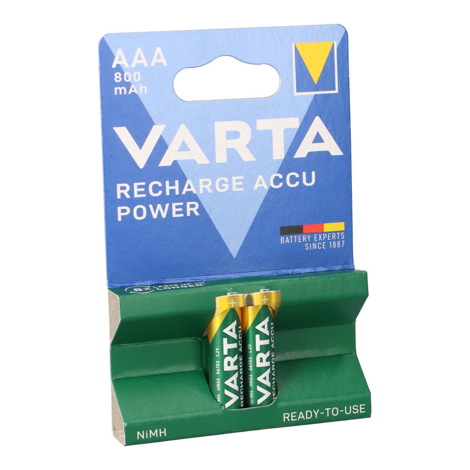VARTA Varta Ready2Use Micro Accu Ni-MH 1,2V / 800mAh AAA 2er Blister Akku