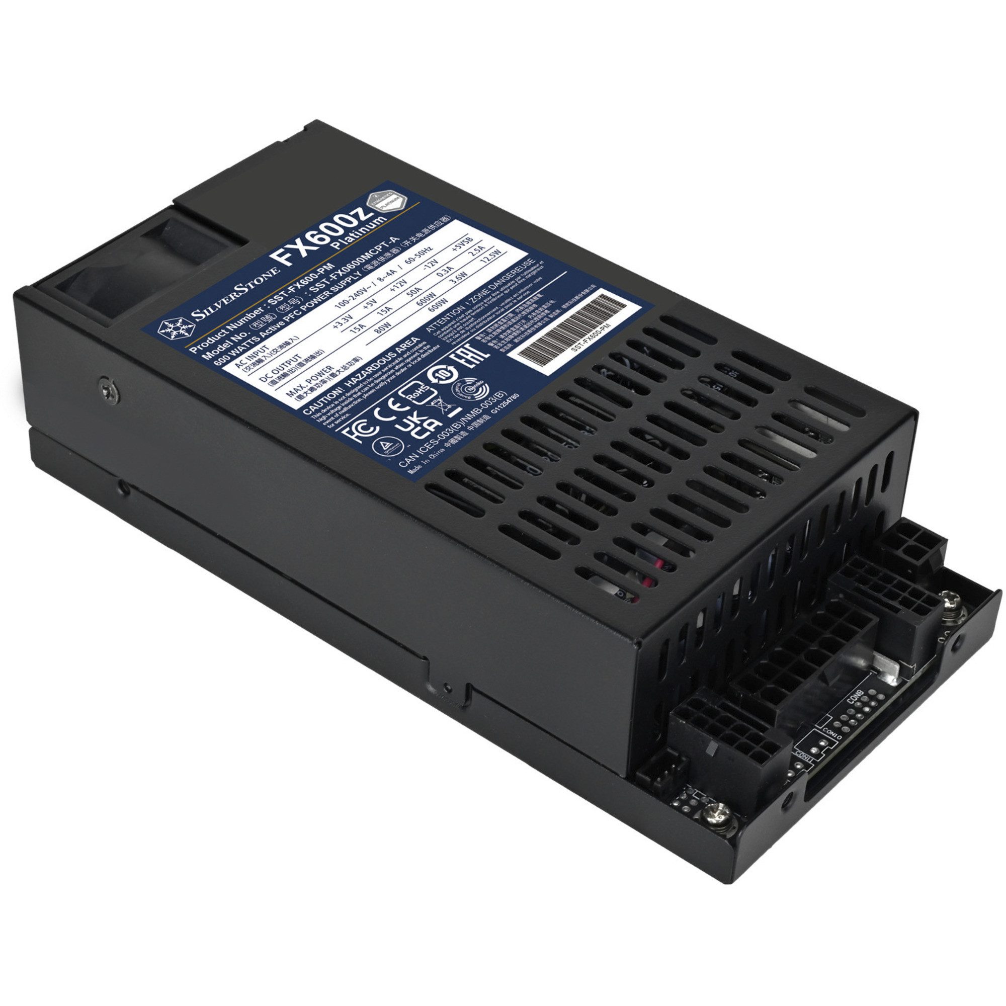 Silverstone SilverStone FX600z Platinum, PC-Netzteil PC-Netzteil