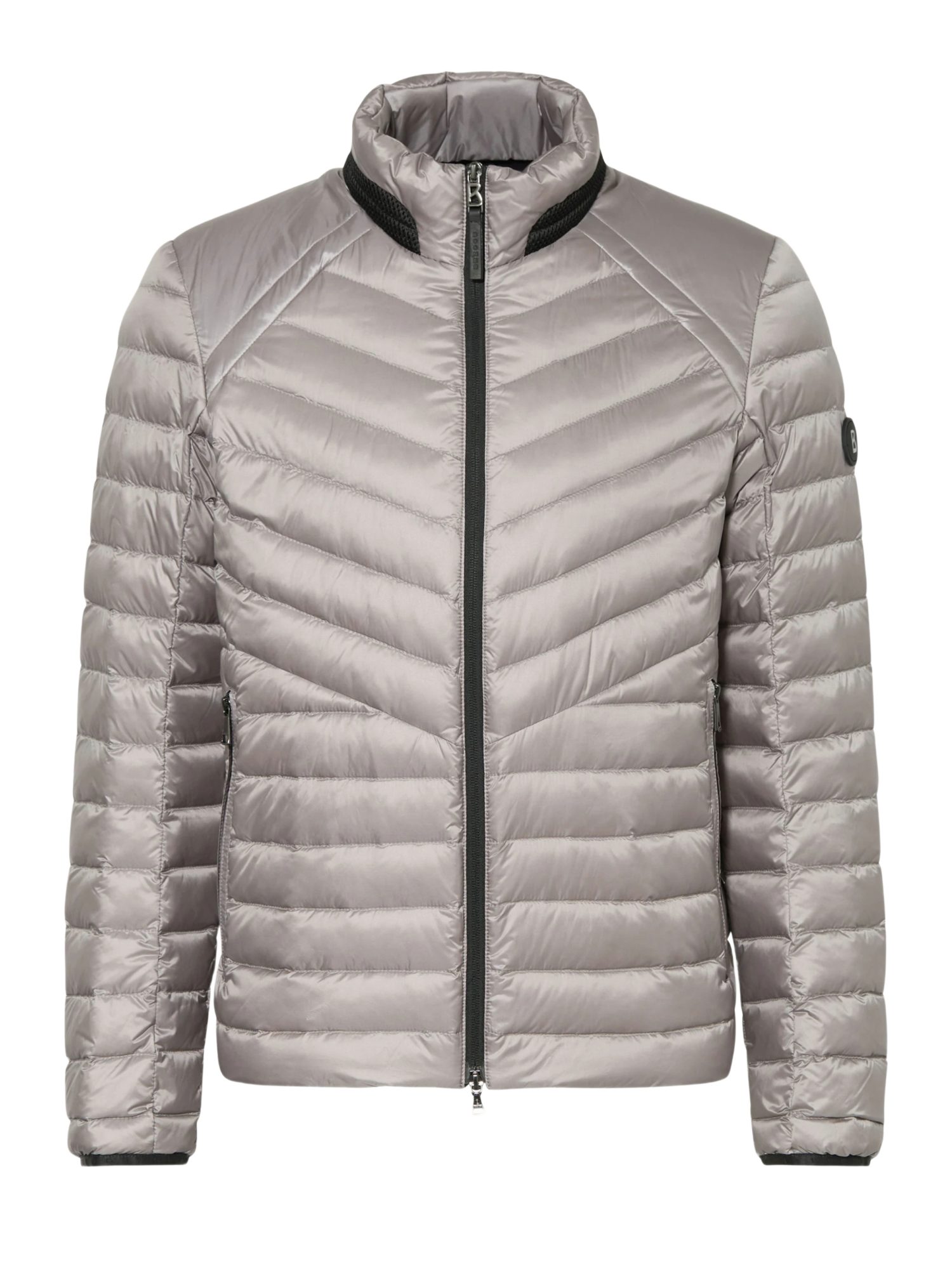BOGNER Outdoorjacke grau,Outdoor,Polyamid,Unifarben,Stehkragen,Lang,Regular Fit