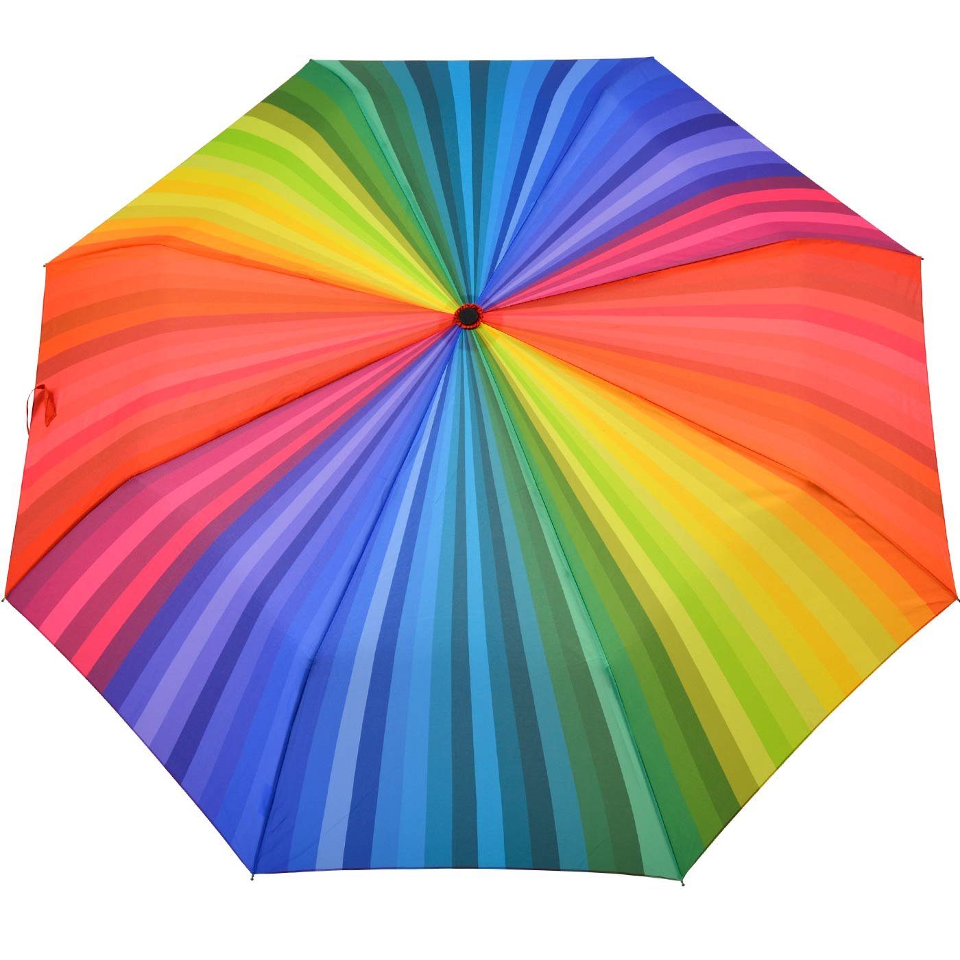 mit iX-brella Rainbow XXL sehr-groß Schirm Trekking Umhängetasche, Taschenregenschirm