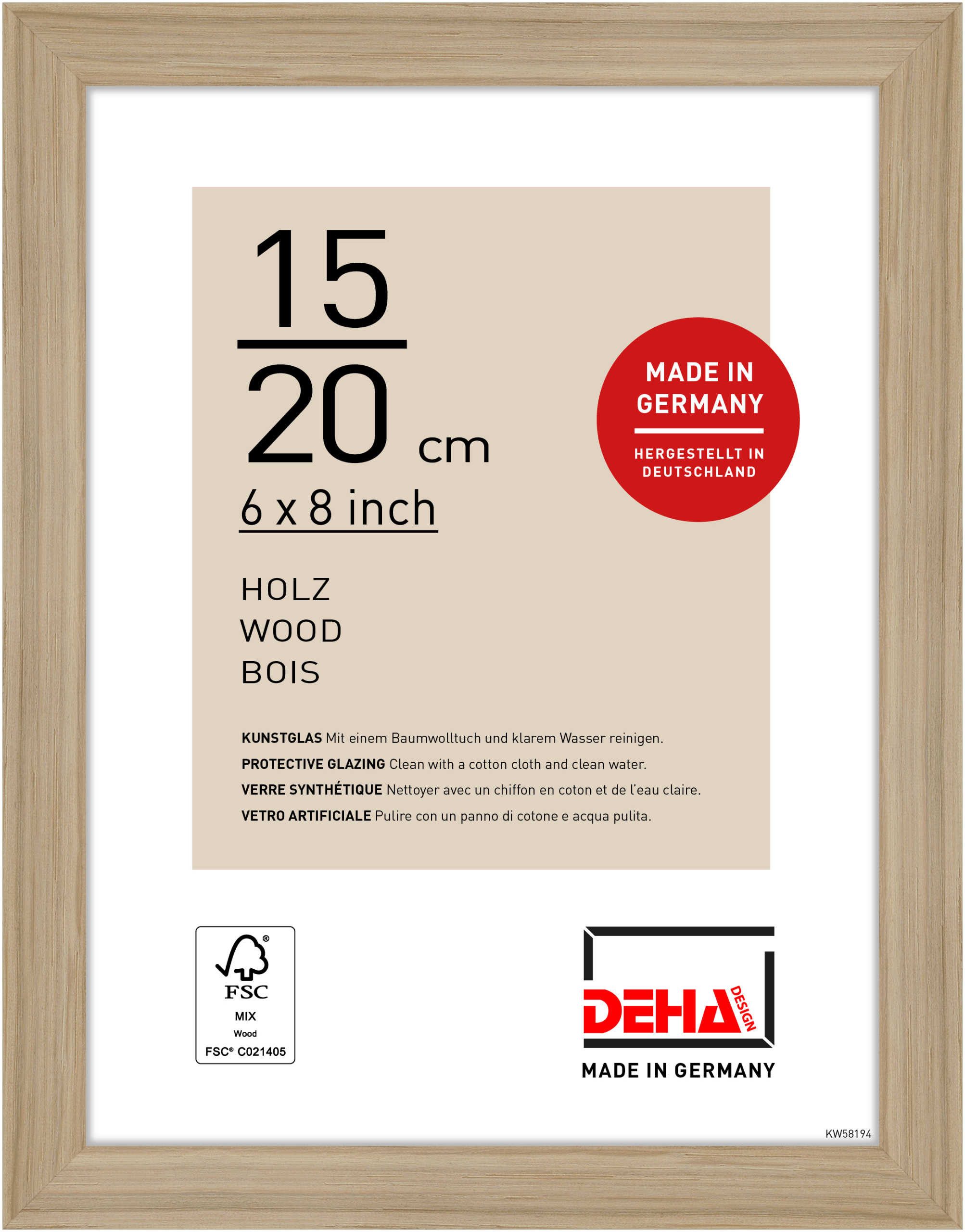 DEHA DESIGN Bilderrahmen Fontana, (1 St)