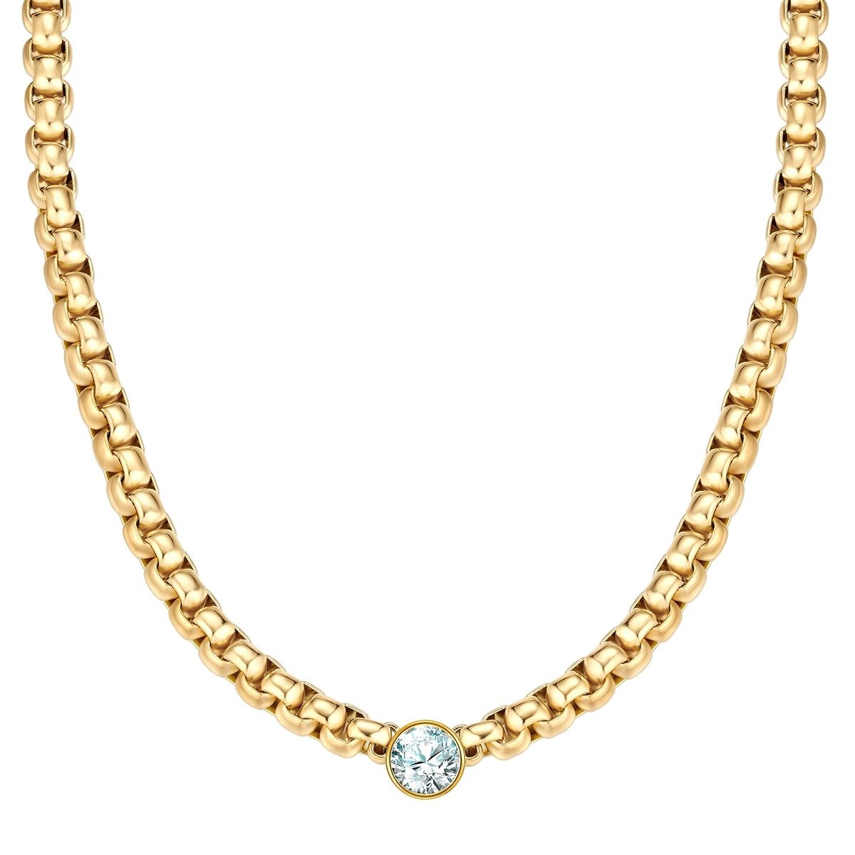 Yokoamii Collier gelbgold günstig online kaufen