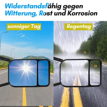 Bettizia Autospiegel 2x caravanspiegel Autospiegel Wohnwagen- und Anhängerspiegel Universal
