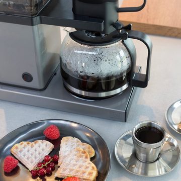 TREBS Filterkaffeemaschine 24110, Filter 1.3l, perfekte Kaffee-Temperatur, Sneak-a-Cup & Aromafunktion für 10 Tassen