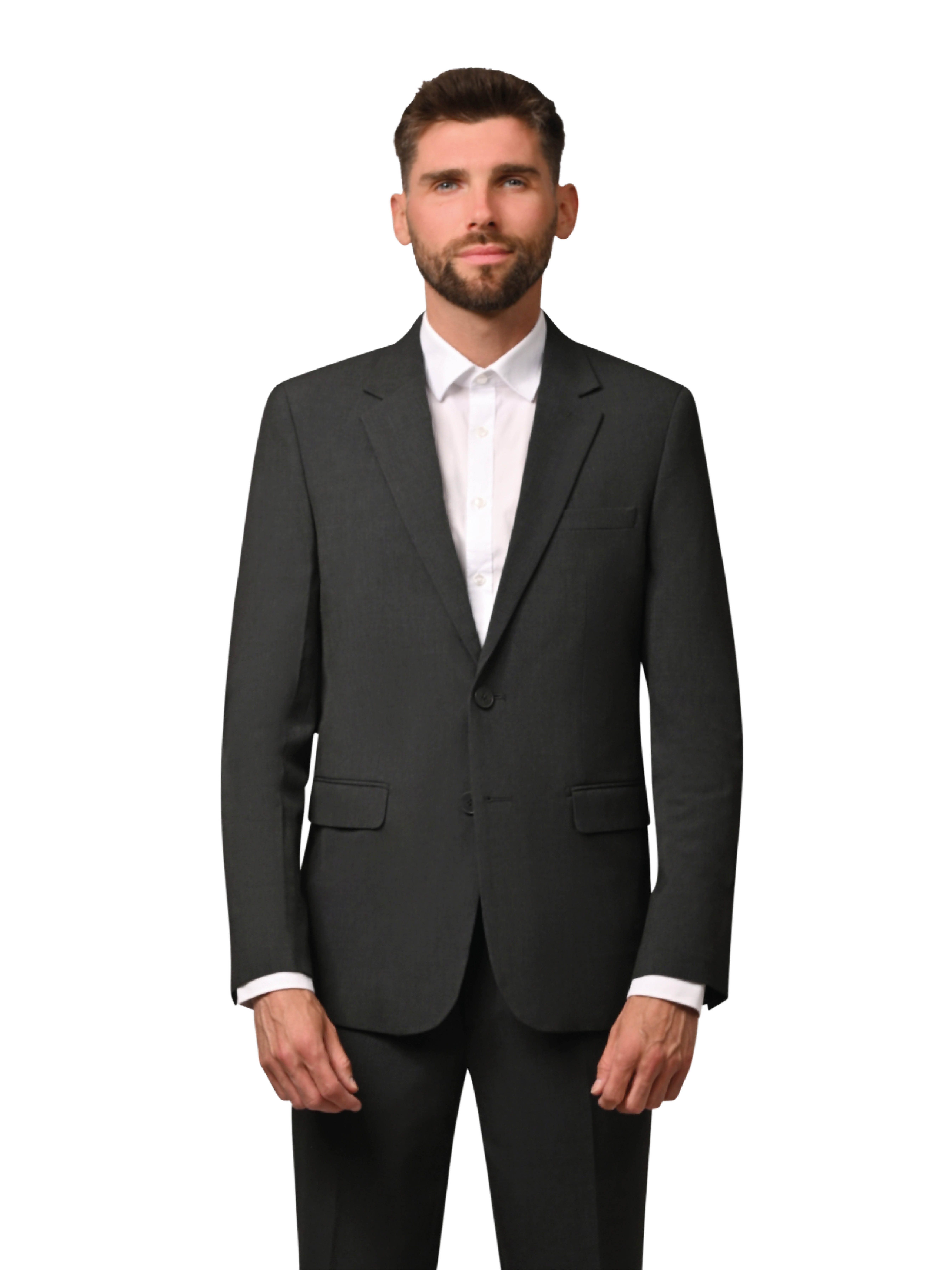Anzugsakko Herren 2-Knopf Business Sakko Slim-Fit