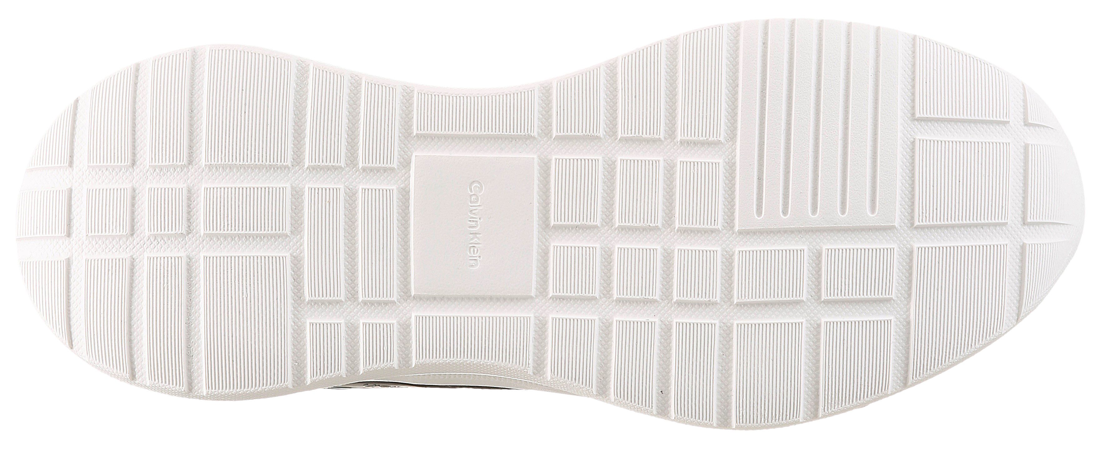 Calvin Klein LIGHT RUNNER SOCK MESH LYCRA Slip-On Sneaker Slipper, Halbschuh, Freizeitsneaker mit Mesh-Einsatz