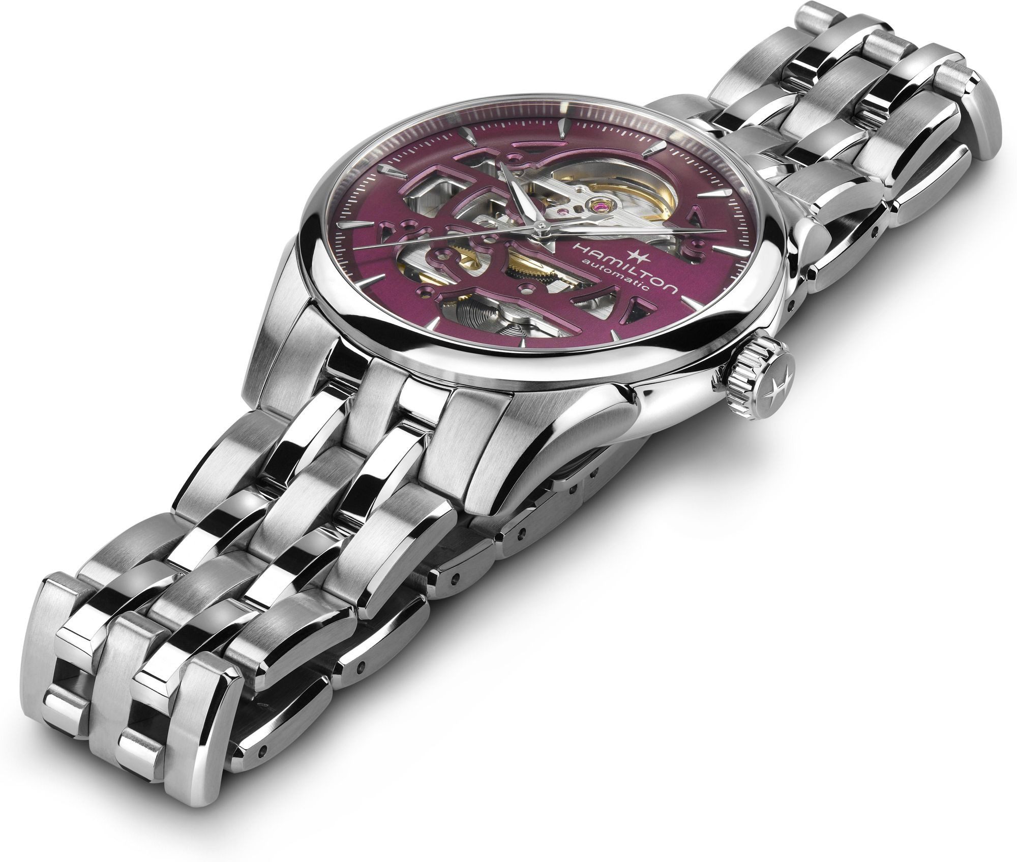 Hamilton Automatikuhr Jazzmaster Skeleton Lady Damen Automatikuhr