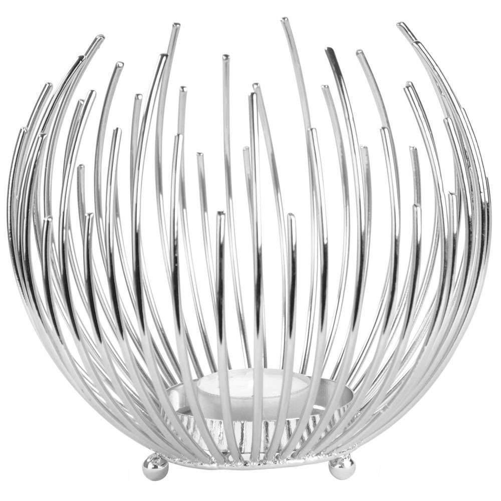 RIFFELMACHER & WEINBERGER Teelichthalter Strahlenkugel Silber / Gold - Kerz günstig online kaufen