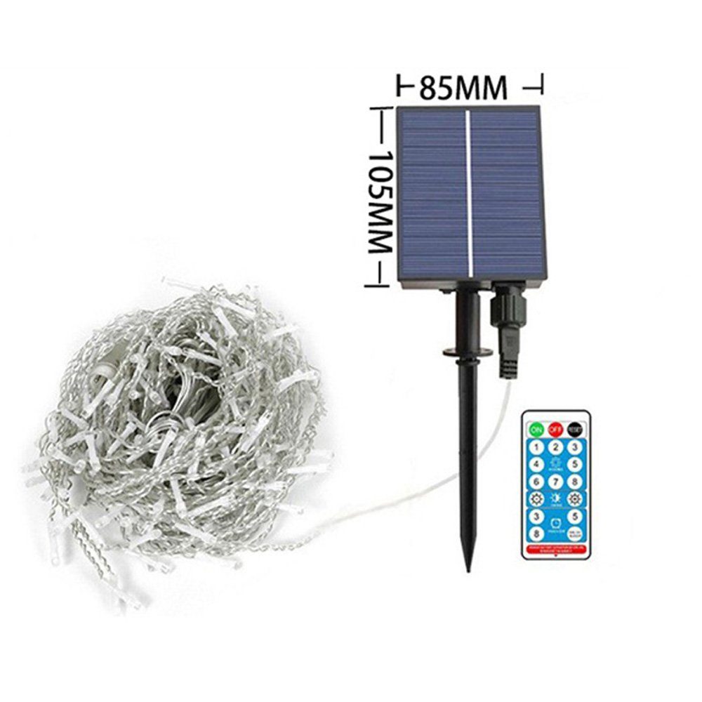 Lichter, LED für Warmes Dekorative Lichter, Gartendekoration Dekorative LED Dekorative 256LED draußen, 5m, Wasserdicht, Solar Solarleuchte Licht,