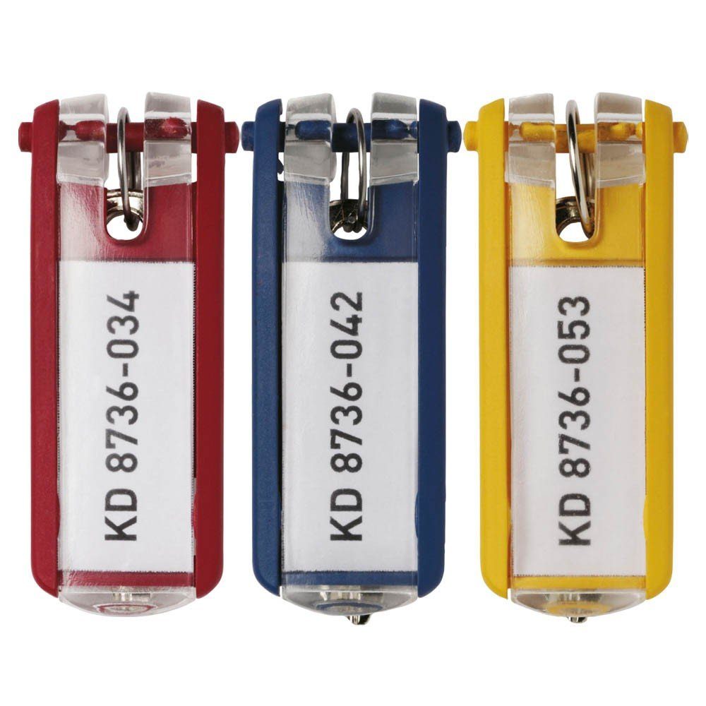 DURABLE Schlüsselanhänger DURABLE Schlüsselanhänger KEY CLIP farbsortiert - 18er Pack