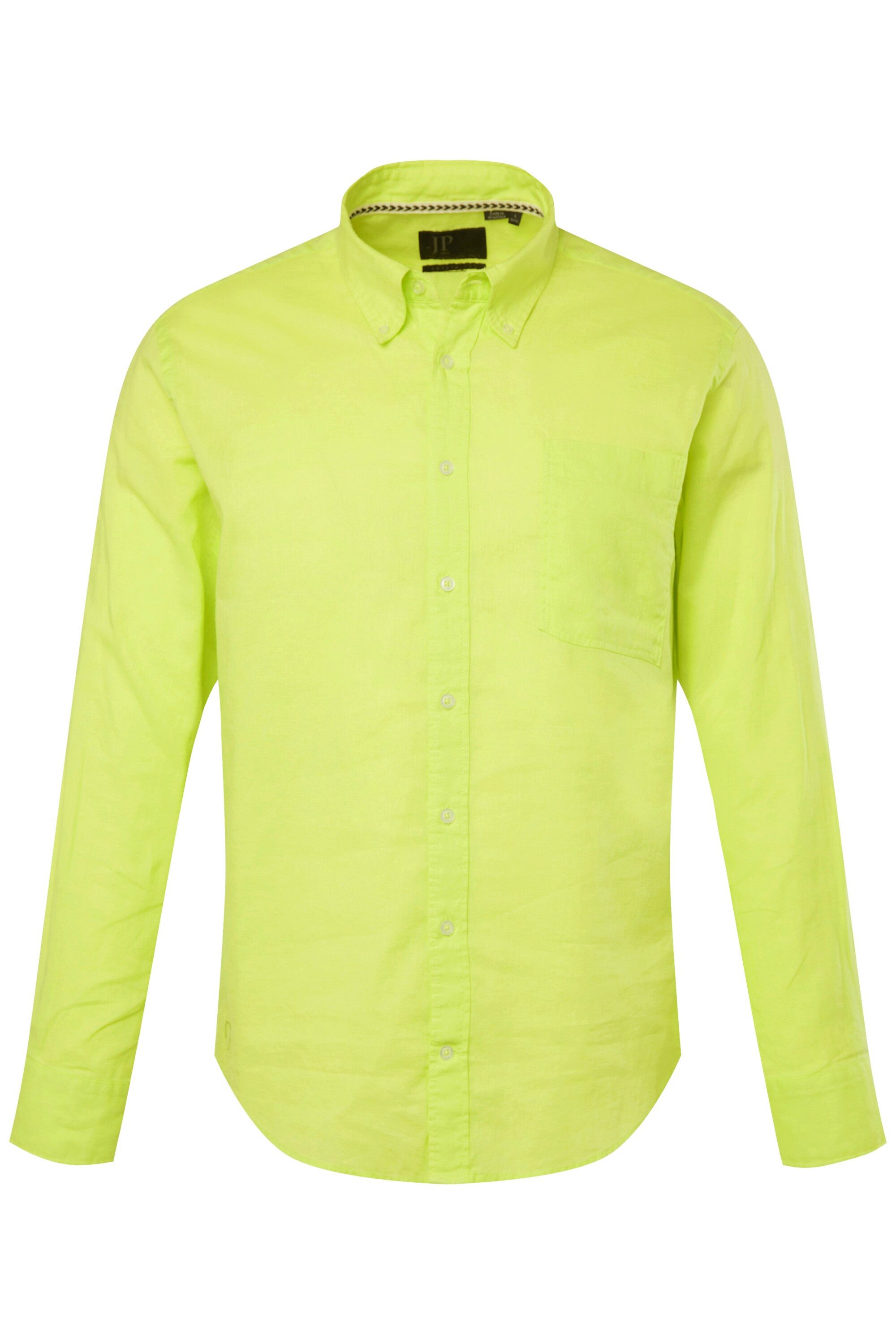 JP1880 Businesshemd Hemd Langarm Leinenmix Buttondown-Kragen günstig online kaufen
