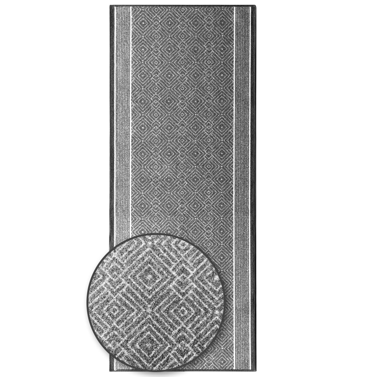 Karat Teppich Läufer Olymp, Modernes Rauten-Design, In Vier Farben erhältli günstig online kaufen