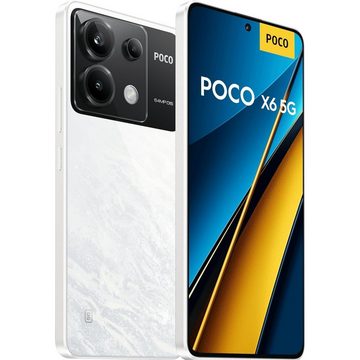 Xiaomi Poco X6 5G 256 GB / 8 GB - Smartphone - weiß Smartphone (6,67 Zoll, 256 GB Speicherplatz)