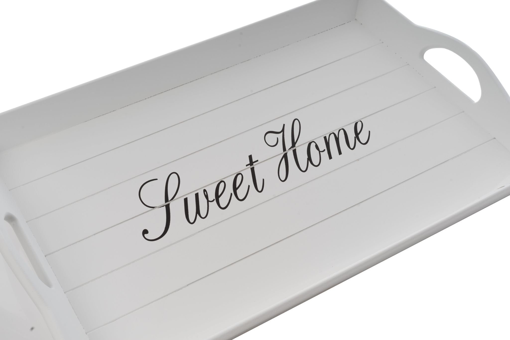 Griffe Tablett Landhaus groß (FALSCH), cm Tablett: Home elbmöbel sweet Sweet Holz Tabletttisch 35x52x5 Home weiß