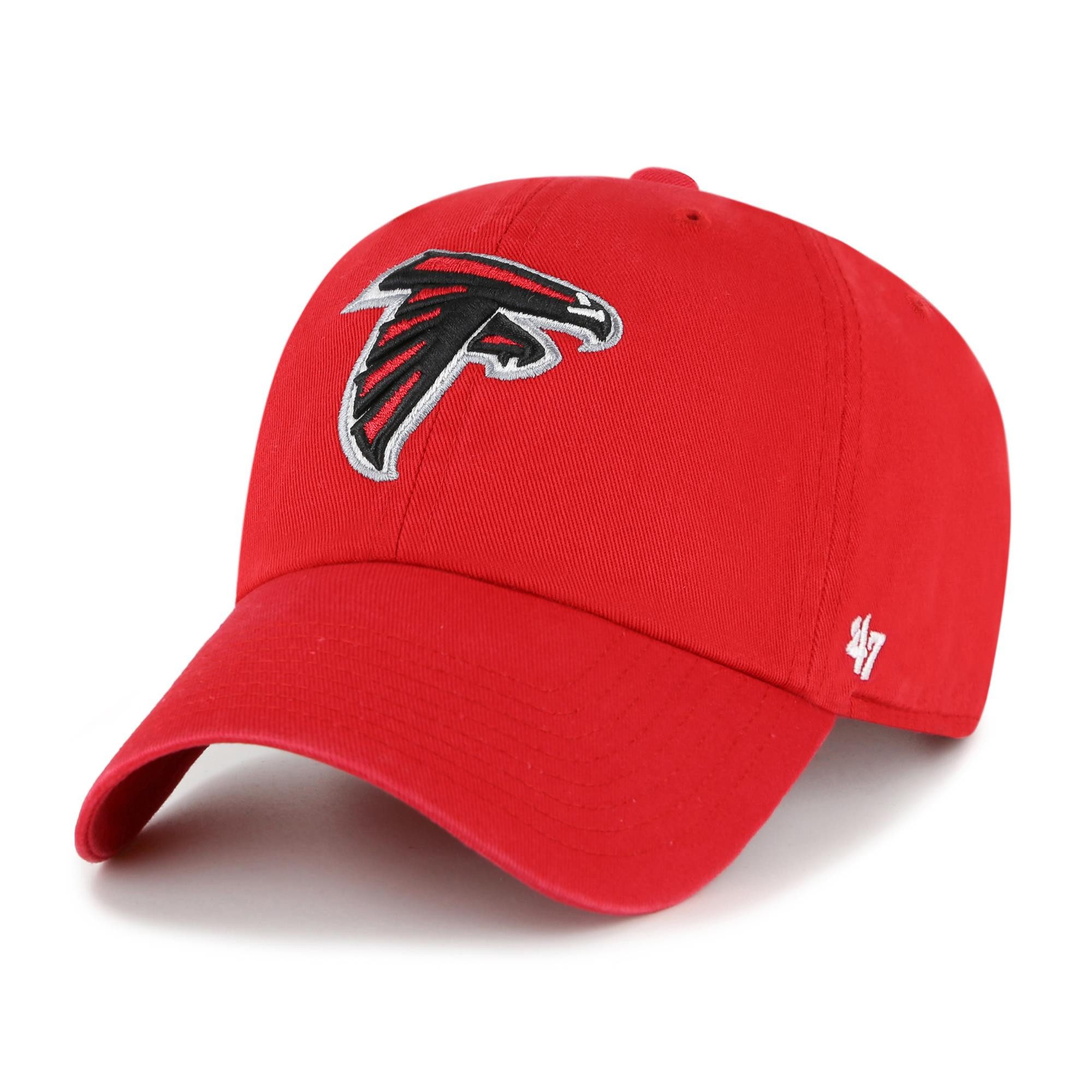 '47 Brand Baseball Cap '47 Brand NFL Cap Atlanta Falcons '47 CLEAN UP (Basecap, Basecap) Strapback-Verschluss mit Facons-Fähnchen