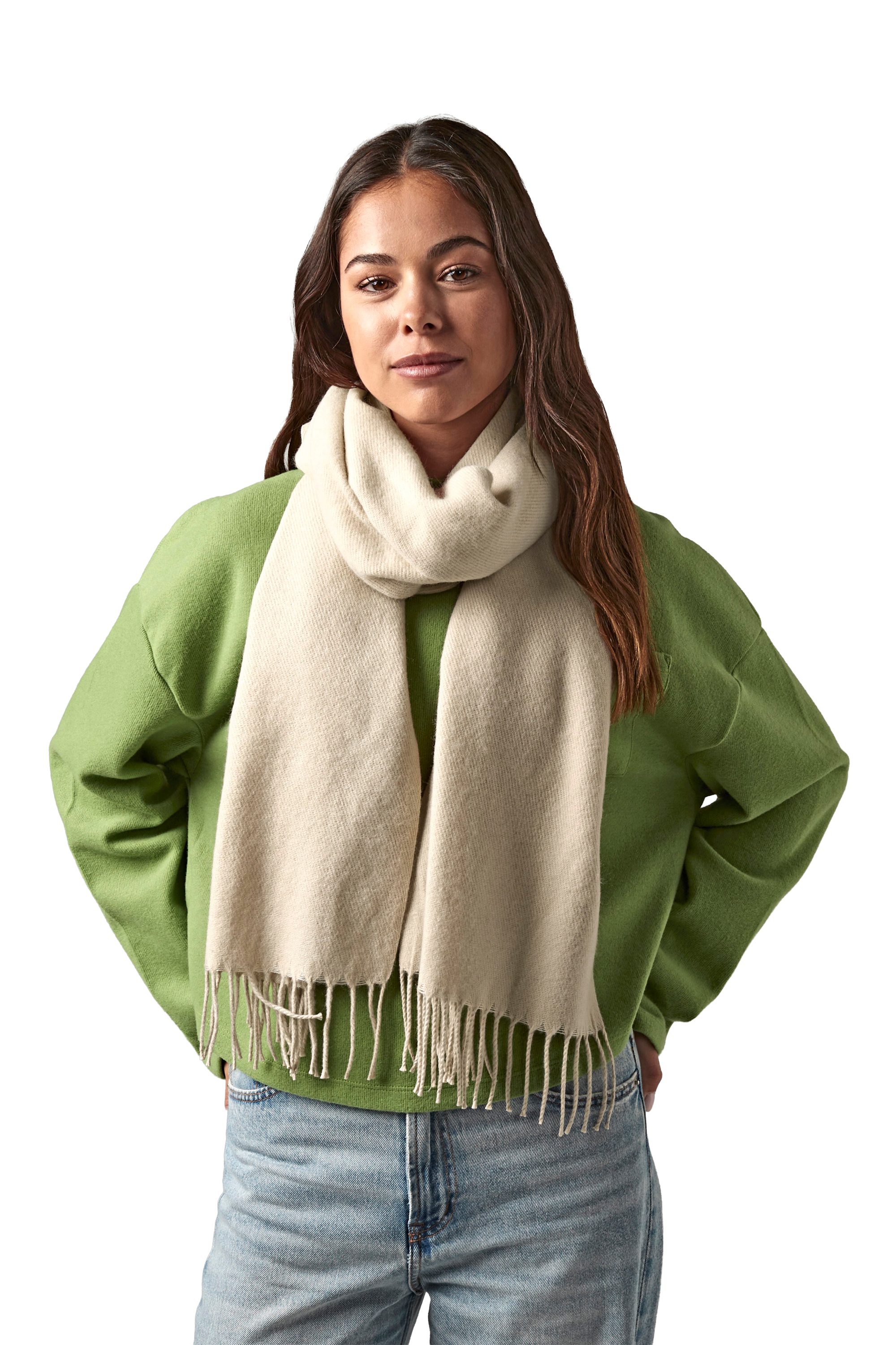 Modeschal modischen Damen Schal / Winterschal / Damenschal mit Fransenbesatz