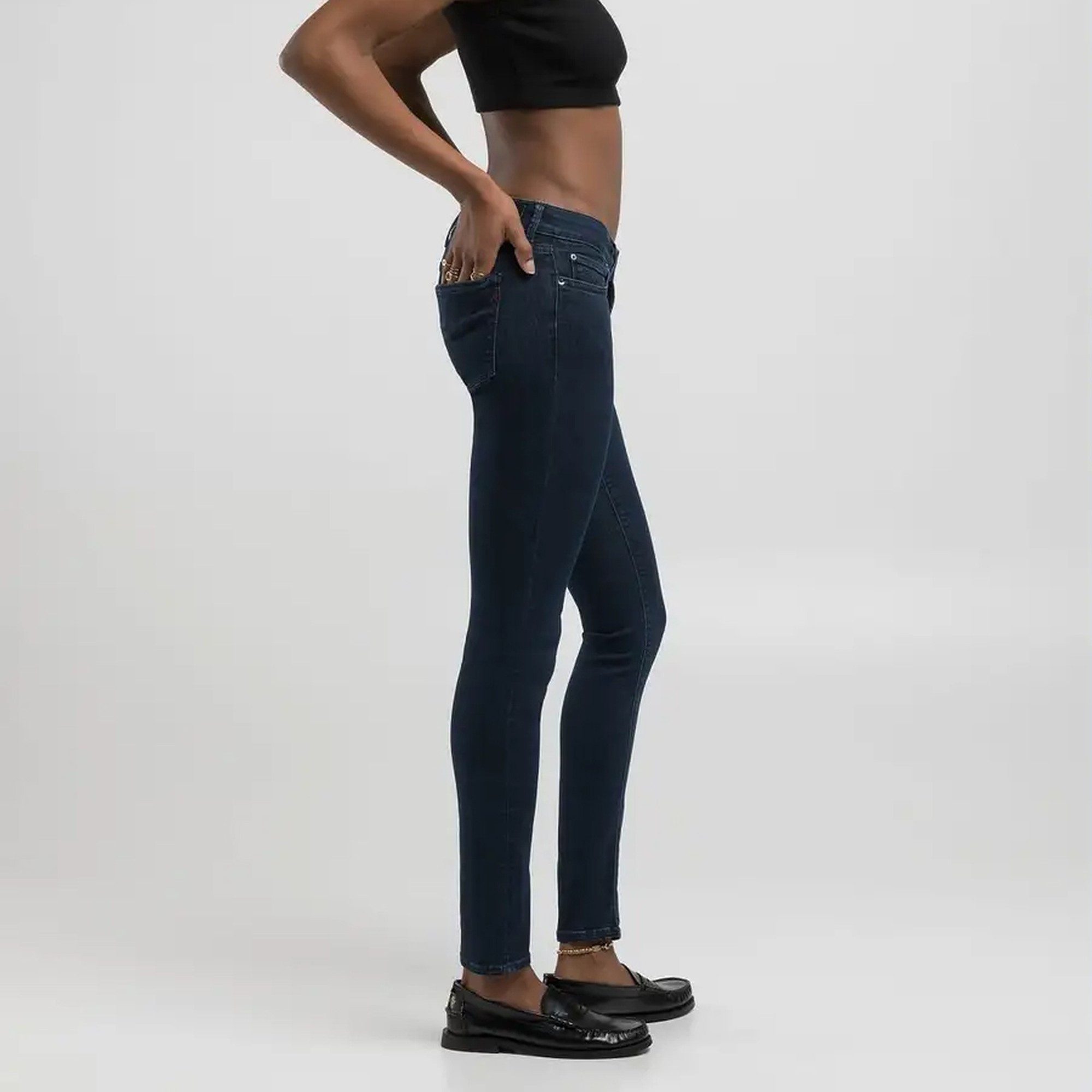 Replay 7/8-Caprijeans New Luz Skinny-Fit Jeans, blau günstig online kaufen