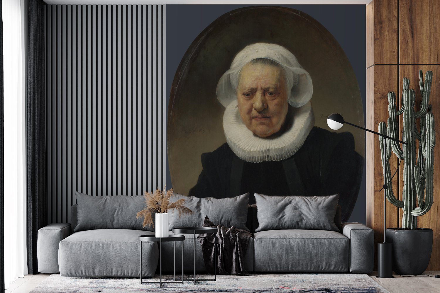 MuchoWow van Aechje Vliestapete (3 bedruckt, - für Matt, St), Fototapete Schlafzimmer Fototapete Rembrandt Rijn, Porträt von Claesdr Küche, Wohnzimmer