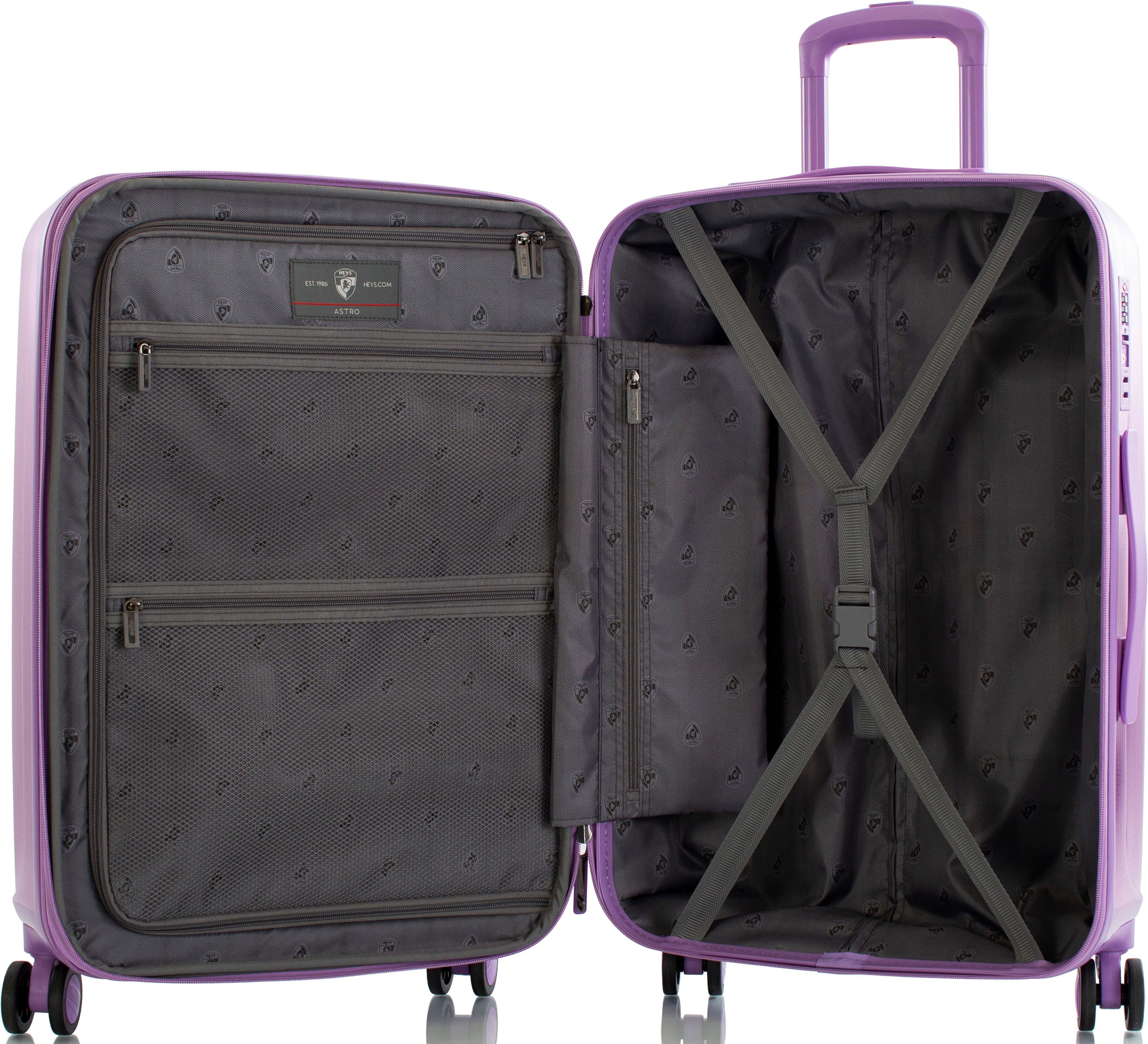 Heys Rollen cm, 66 4 purple Astro, Hartschalen-Trolley