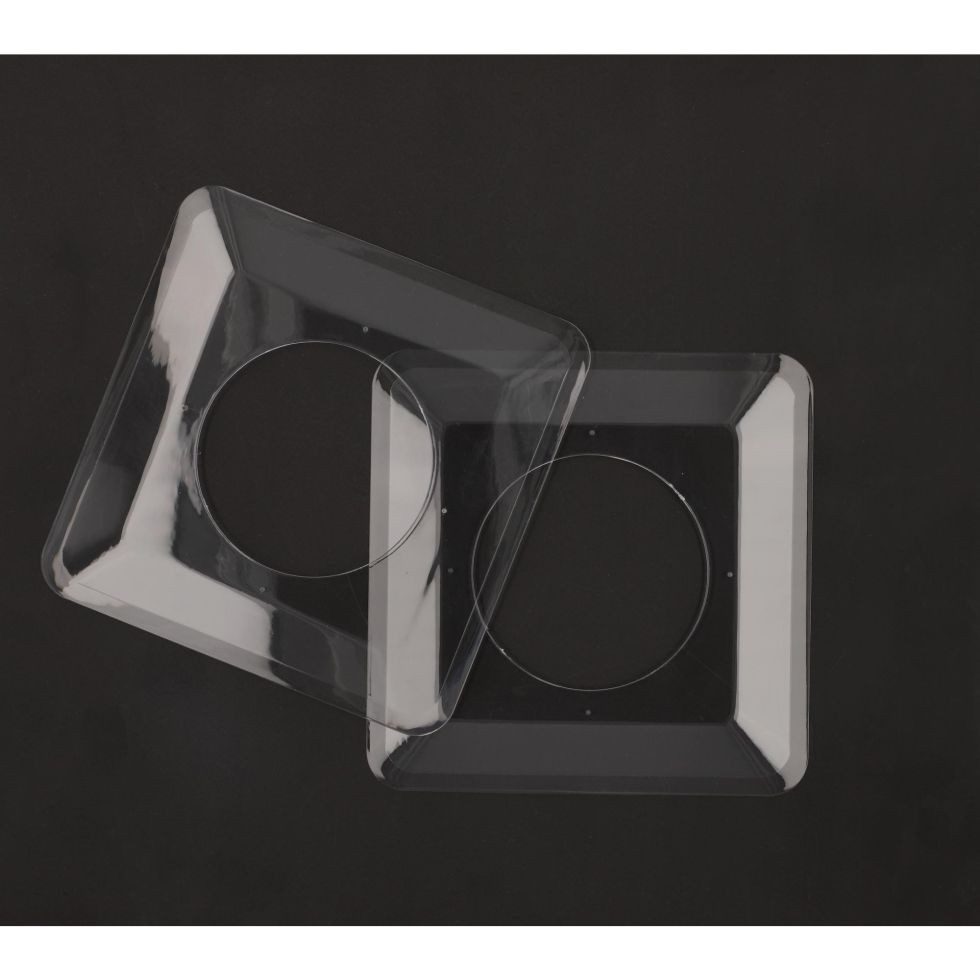 UNITEC Abdeckrahmen Tapetenschoner 1-fach transparent 2x, PP – Bild 2 von 5