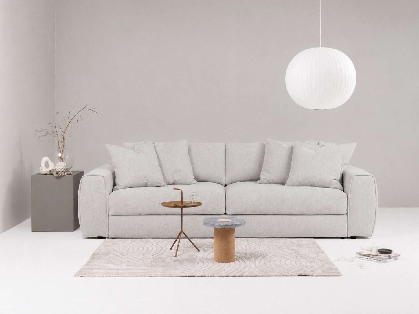 OTTO home Schlafsofa Rillea, Sofa, Couch, MADE in Europe, B: 252 cm, FSC®, Liegefläche 180x200 cm
