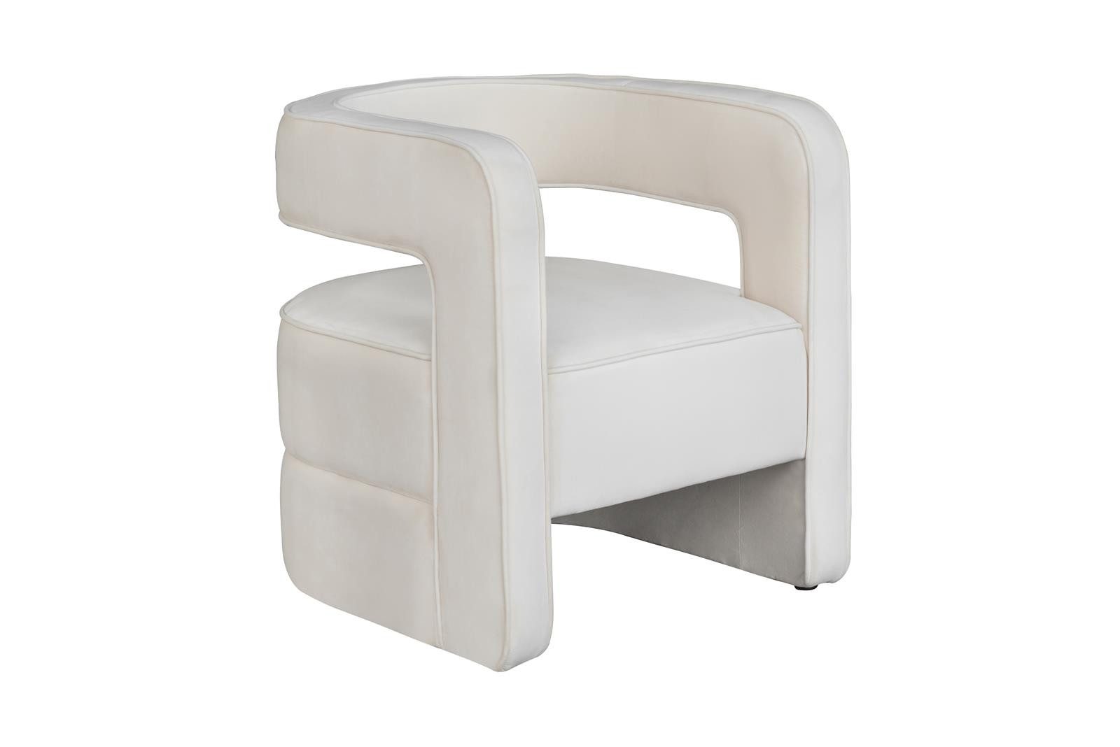 Qiyano Sessel Moderner Lounge-Sessel Weiß - günstig online kaufen