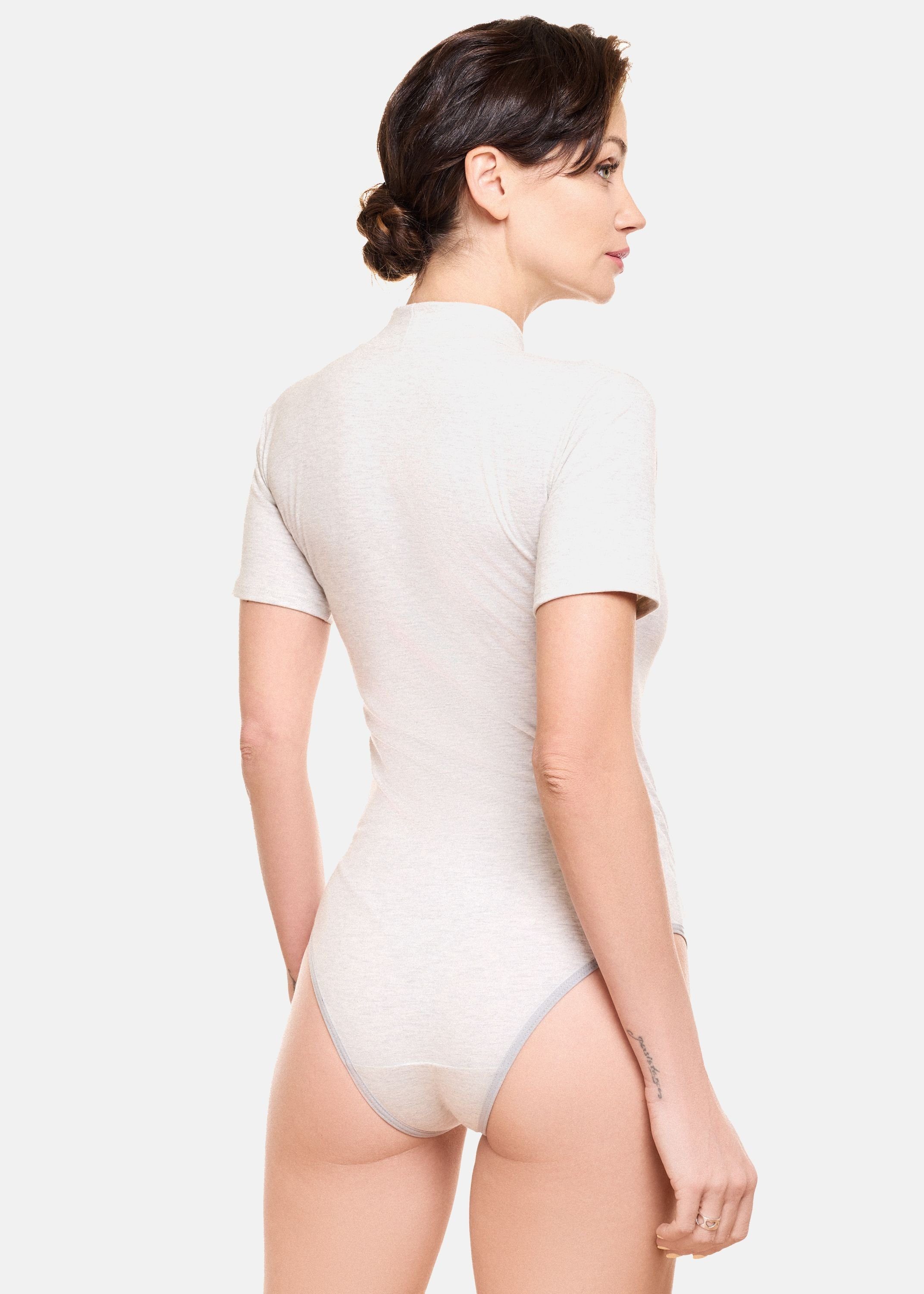Evoni Body Kurzarmbody Halbkragen Bodysuit