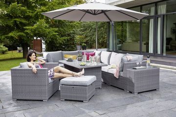 Outdoor Loungesessel Loungesessel outdoor Rügen (BHT 102x75x86 cm) BHT 102x75x86 cm grau