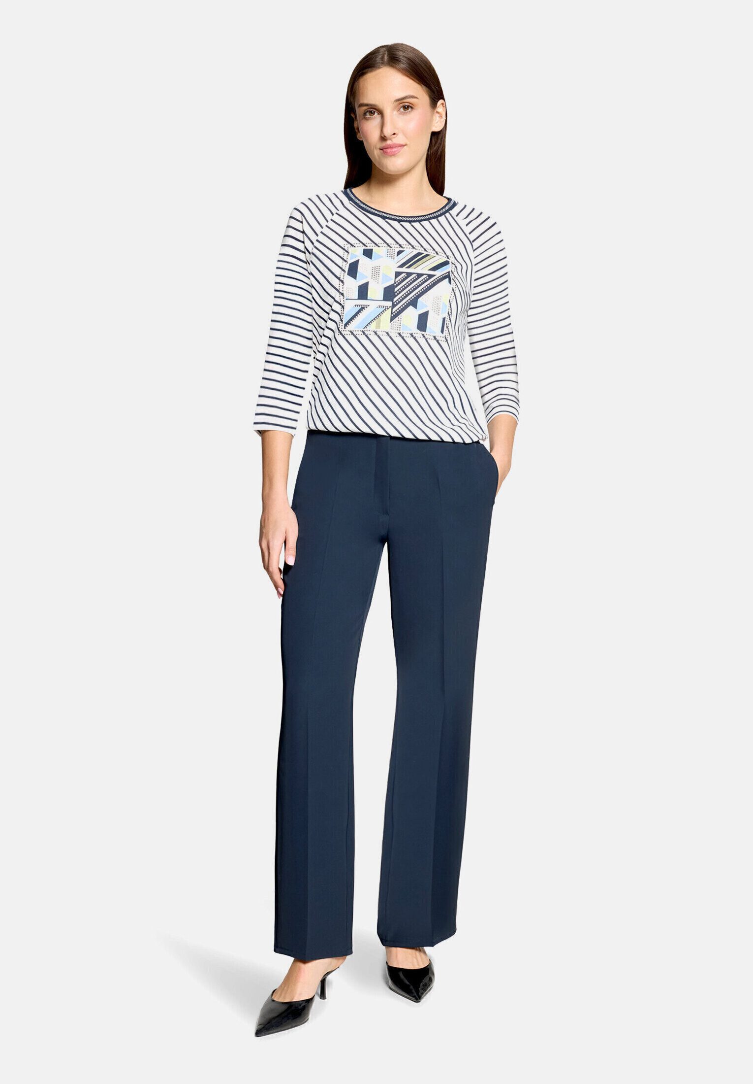 Betty Barclay 3/4-Arm-Shirt Damen mit Strass (1-tlg)