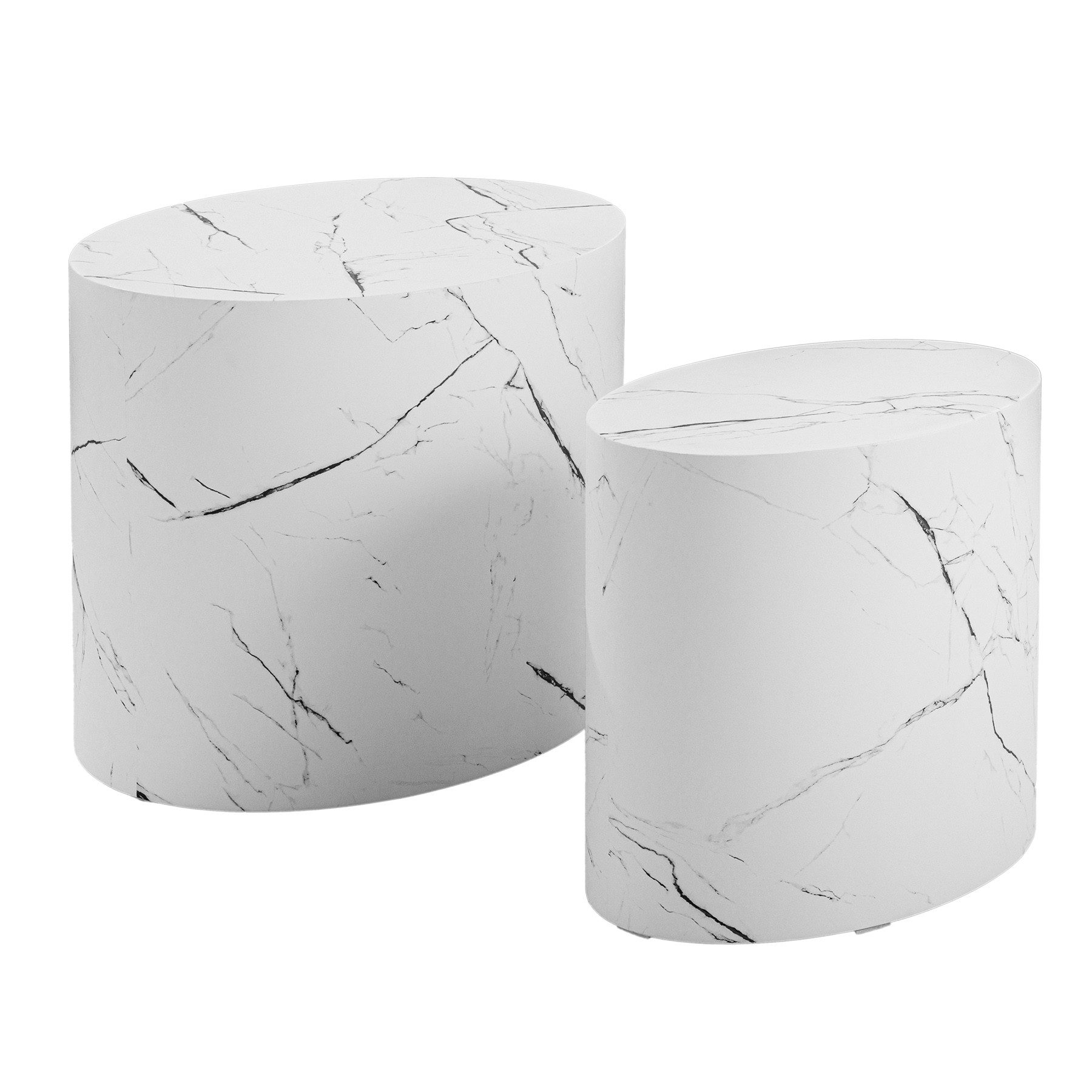 riess-ambiente Beistelltisch DICE 55cm weiß · overaler Wohnzimmertisch in M günstig online kaufen