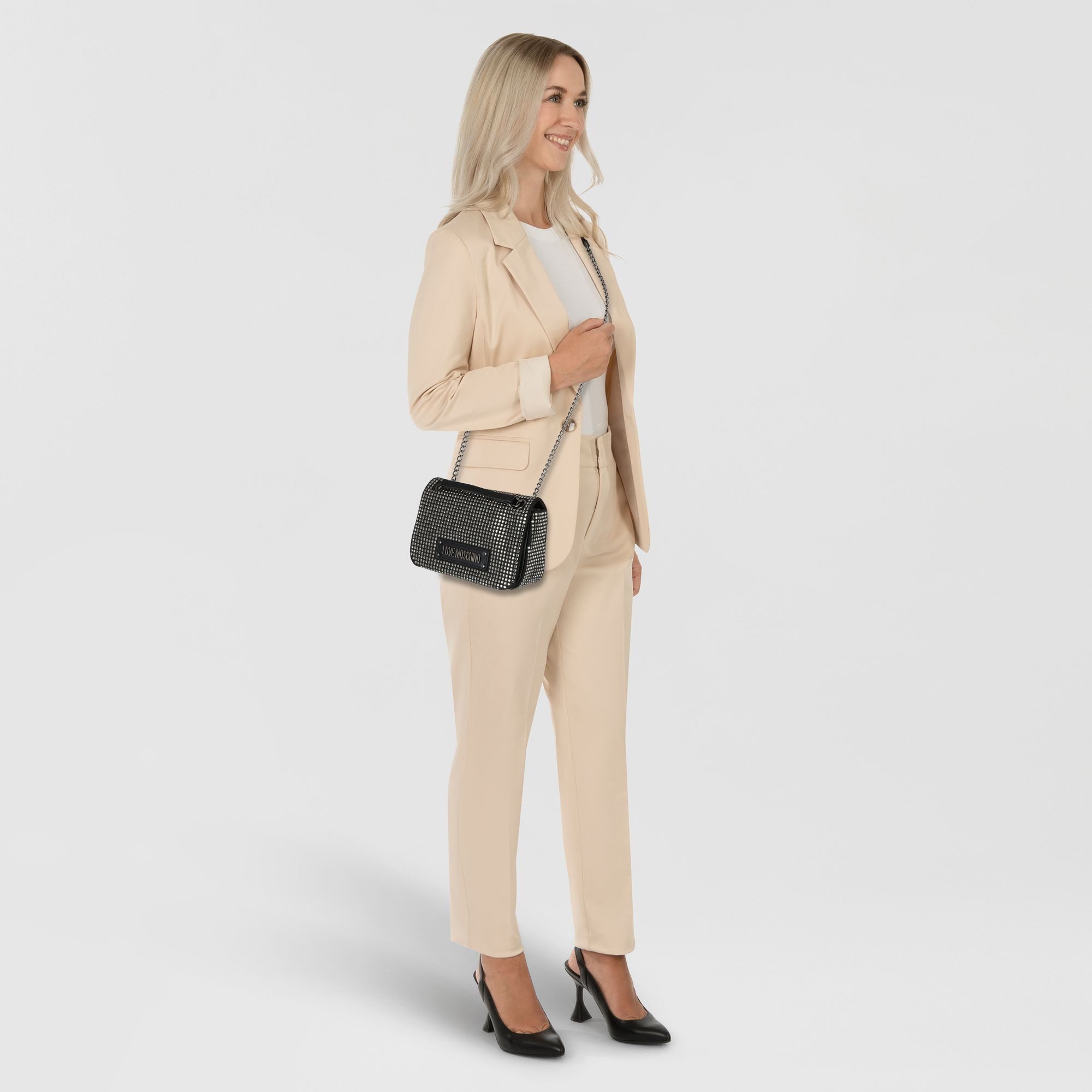 LOVE MOSCHINO Schultertasche Sparkling, Polyurethan günstig online kaufen