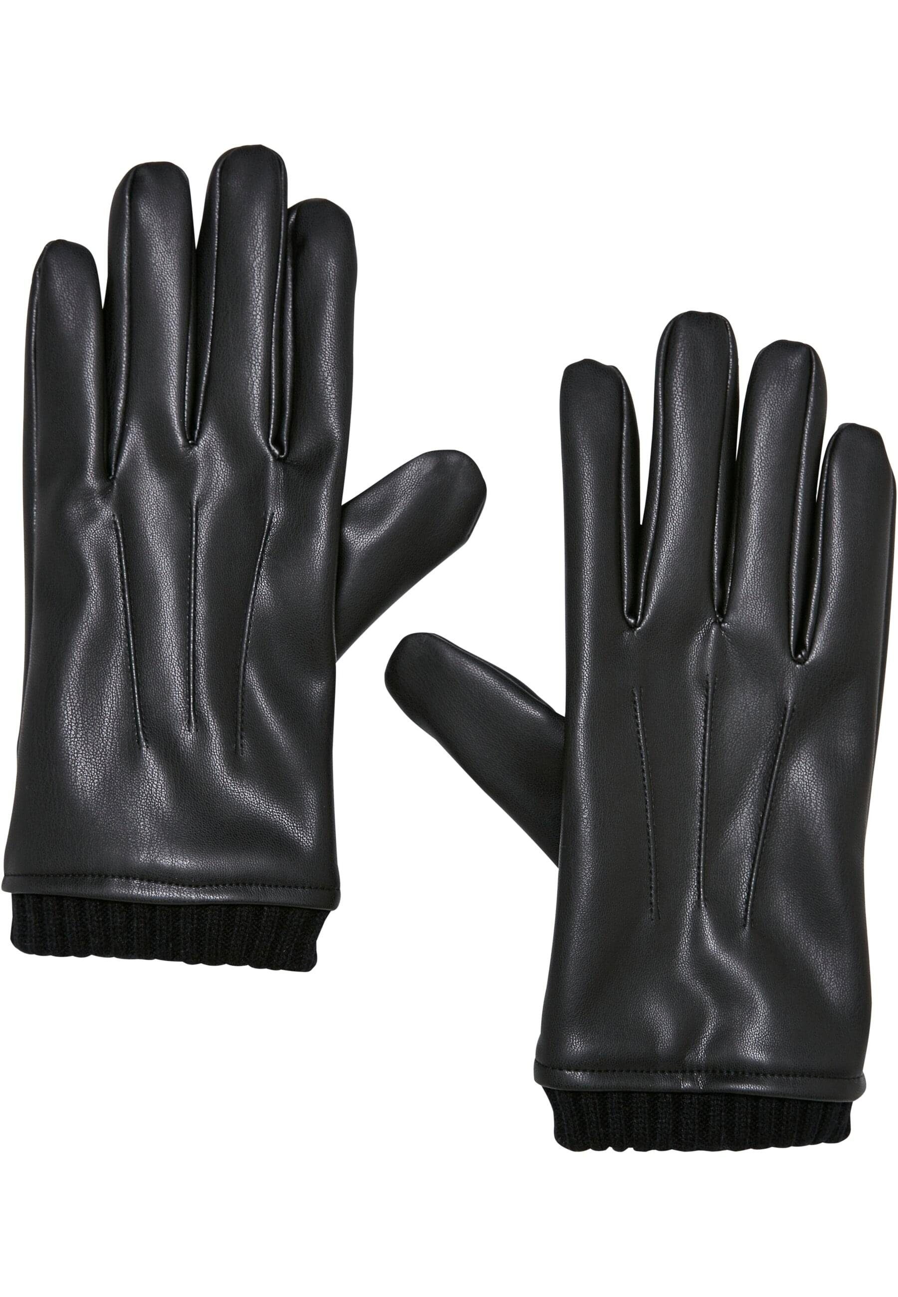 URBAN CLASSICS Baumwollhandschuhe Leather Gloves Basic Unisex Synthetic