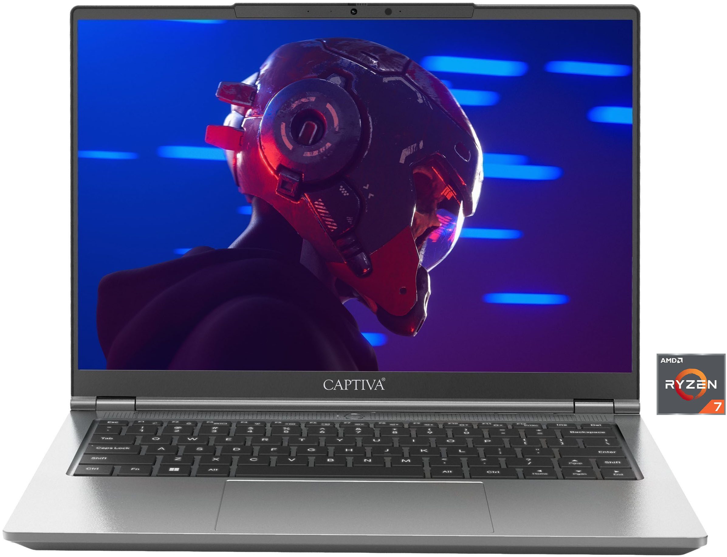 CAPTIVA Business/Office I10-1338GE Business-Notebook (35,6 cm/14 Zoll, AMD Ryzen 7 255, Radeon 780M, 16 GB, 500 GB SSD)