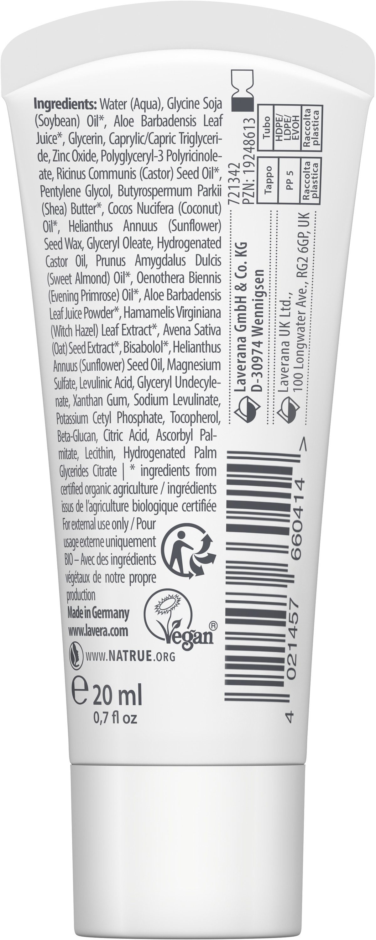 lavera Körpercreme Reisegröße Baby & Kinder Wundschutzcreme