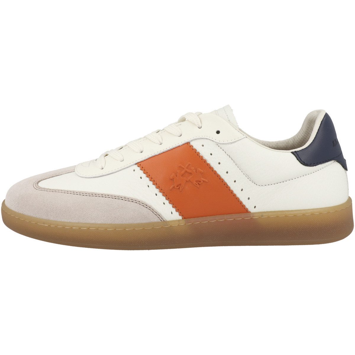 La Martina LFM261 Herren Sneaker Turnschuhe, Sportschuhe, Freizeitschuhe, Halbschuhe, Schnürschuhe