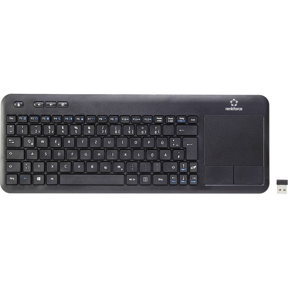 Renkforce Funk-Tastatur Tastatur (Touch-Oberfläche)