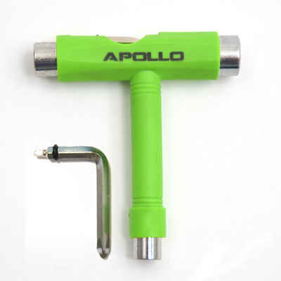 Apollo Skateboard T-Tool Schraubenschlüssel - Multifunktions Sechskantschlüssel, All-In-One Tool für Skateboard, Scooter, Longboard