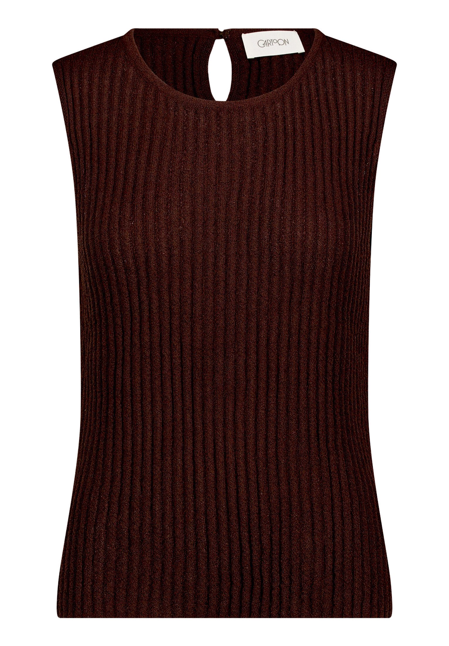 Cartoon T-Shirt Damen ohne Arm (1-tlg)