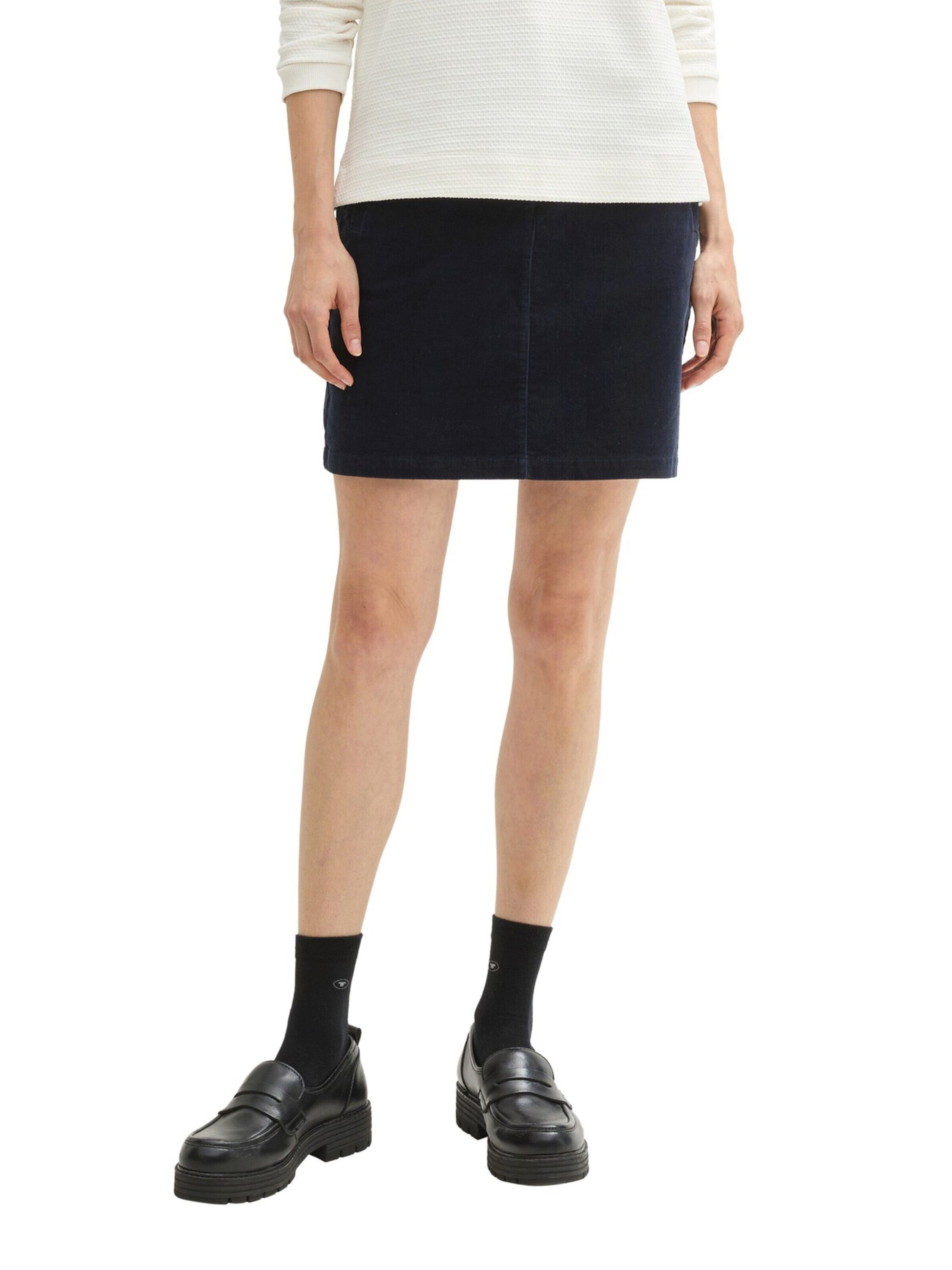 TOM TAILOR A-Linien-Rock (1-tlg) Plain/ohne Details