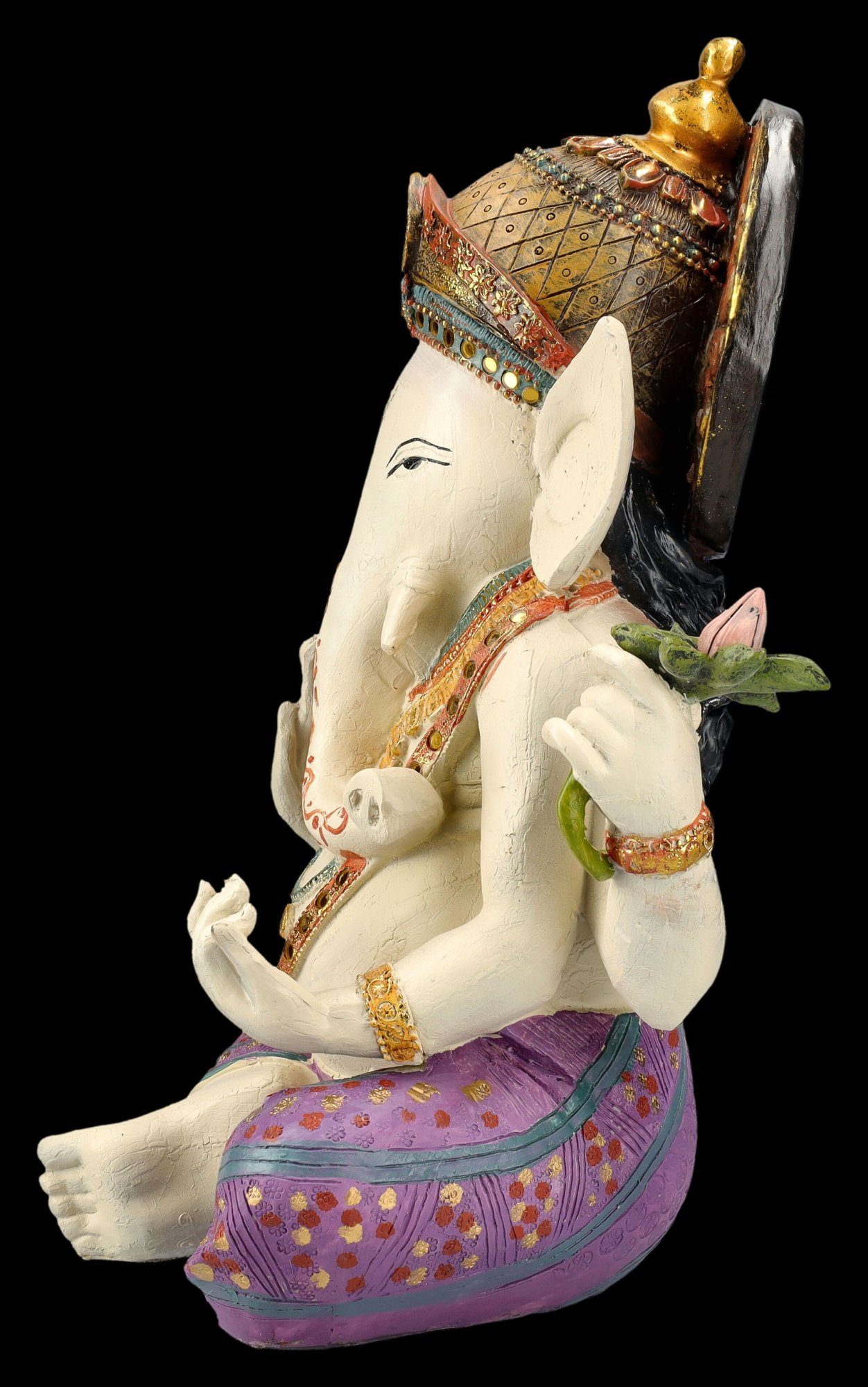 Deko Figuren GmbH der Dekofigur Shop Dekofigur Ganesha Götter Weisheit Figur Symbol - handbemalt -