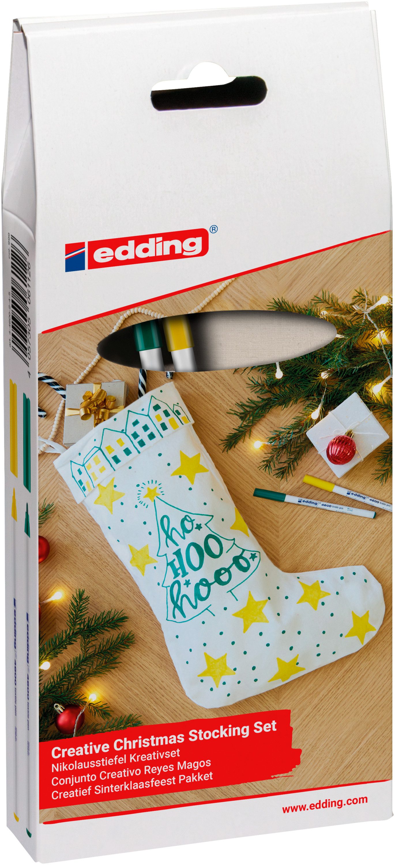 edding Kreativset Nikolaus-Set, (4-tlg), 4 Teile