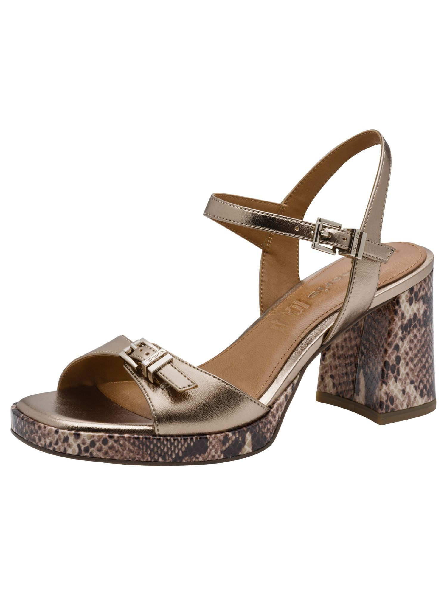 ANTIslide, TOUCH-IT, ANTIshokk mit Blockabsatz Sandalette
