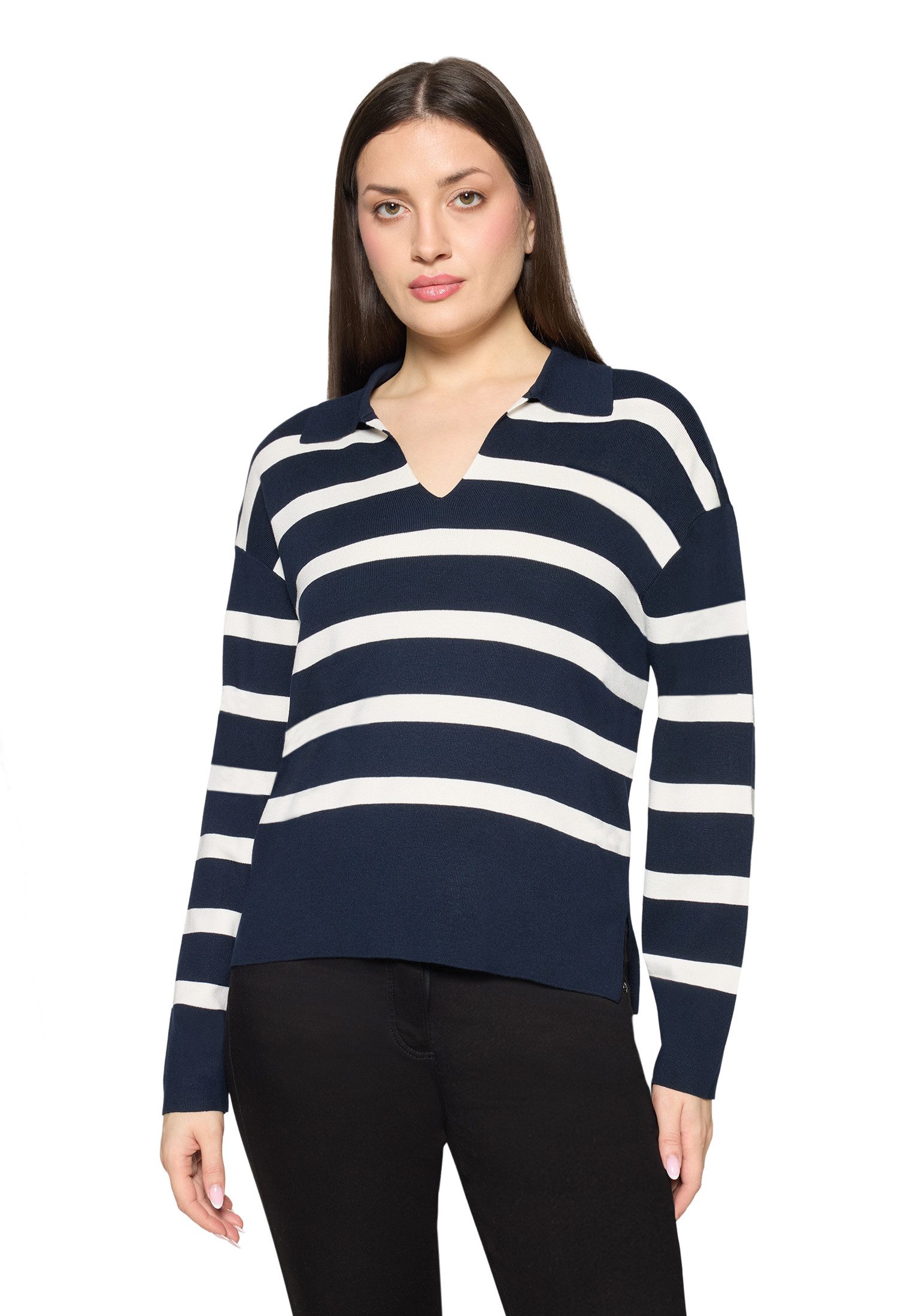 Betty Barclay Strickpullover Damen mit Streifen (1-tlg)