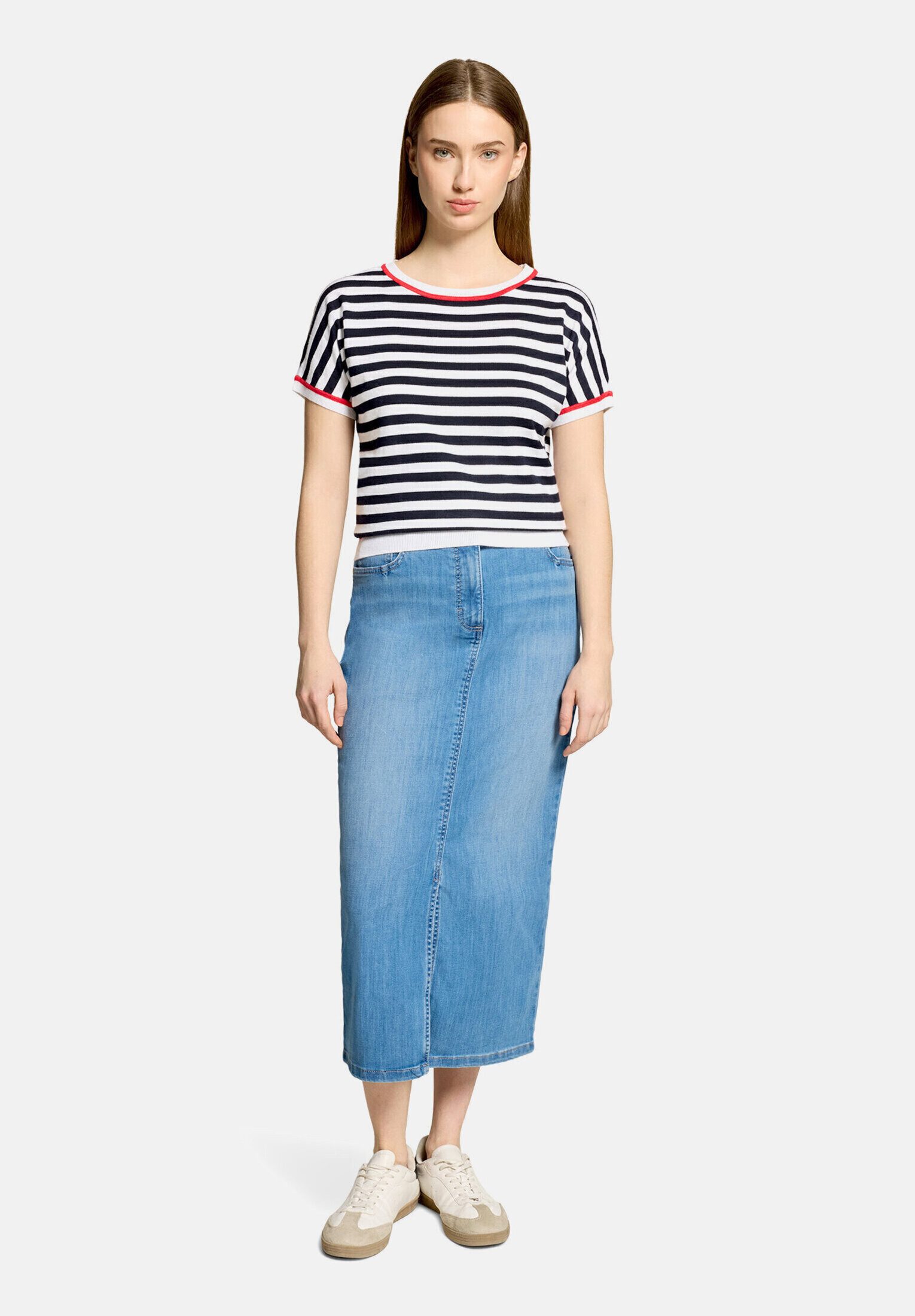 Betty Barclay Kurzarmshirt Damen mit Streifen (1-tlg)
