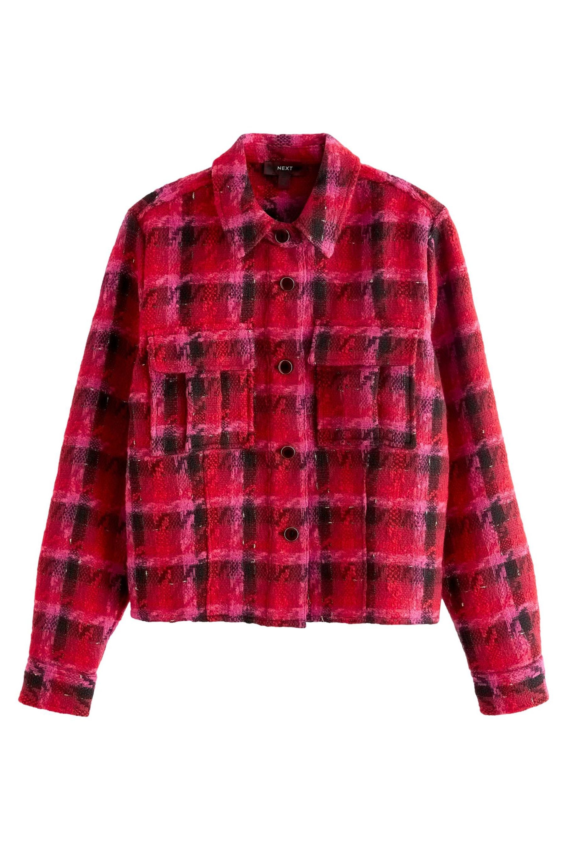 Bouclèjacke Bouclé-Hemdjacke