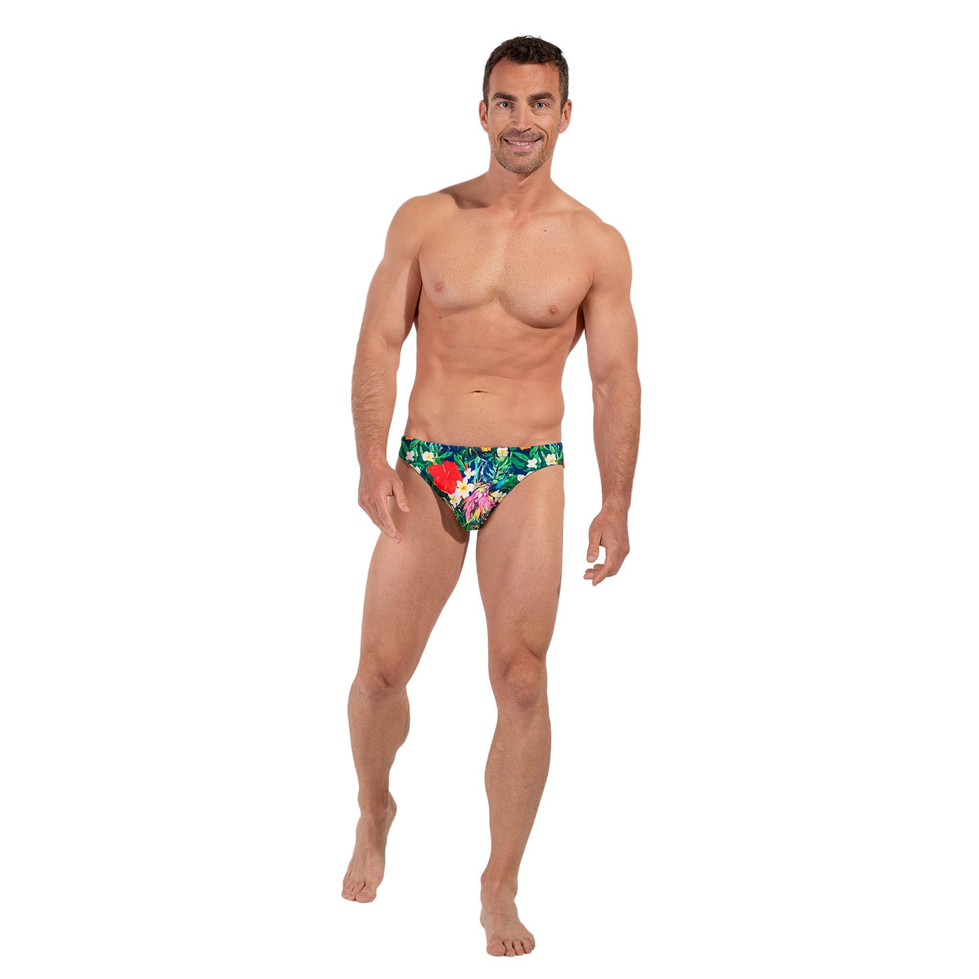 Hom Badeshorts Herren Badeslip 1er Pack Polyamid