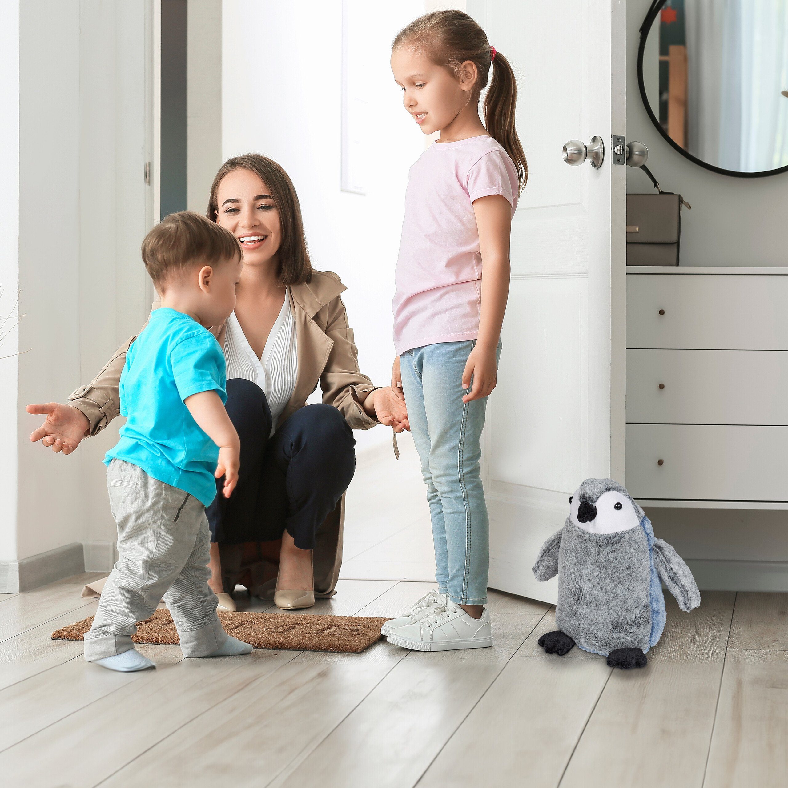 relaxdays Türstopper Pingui