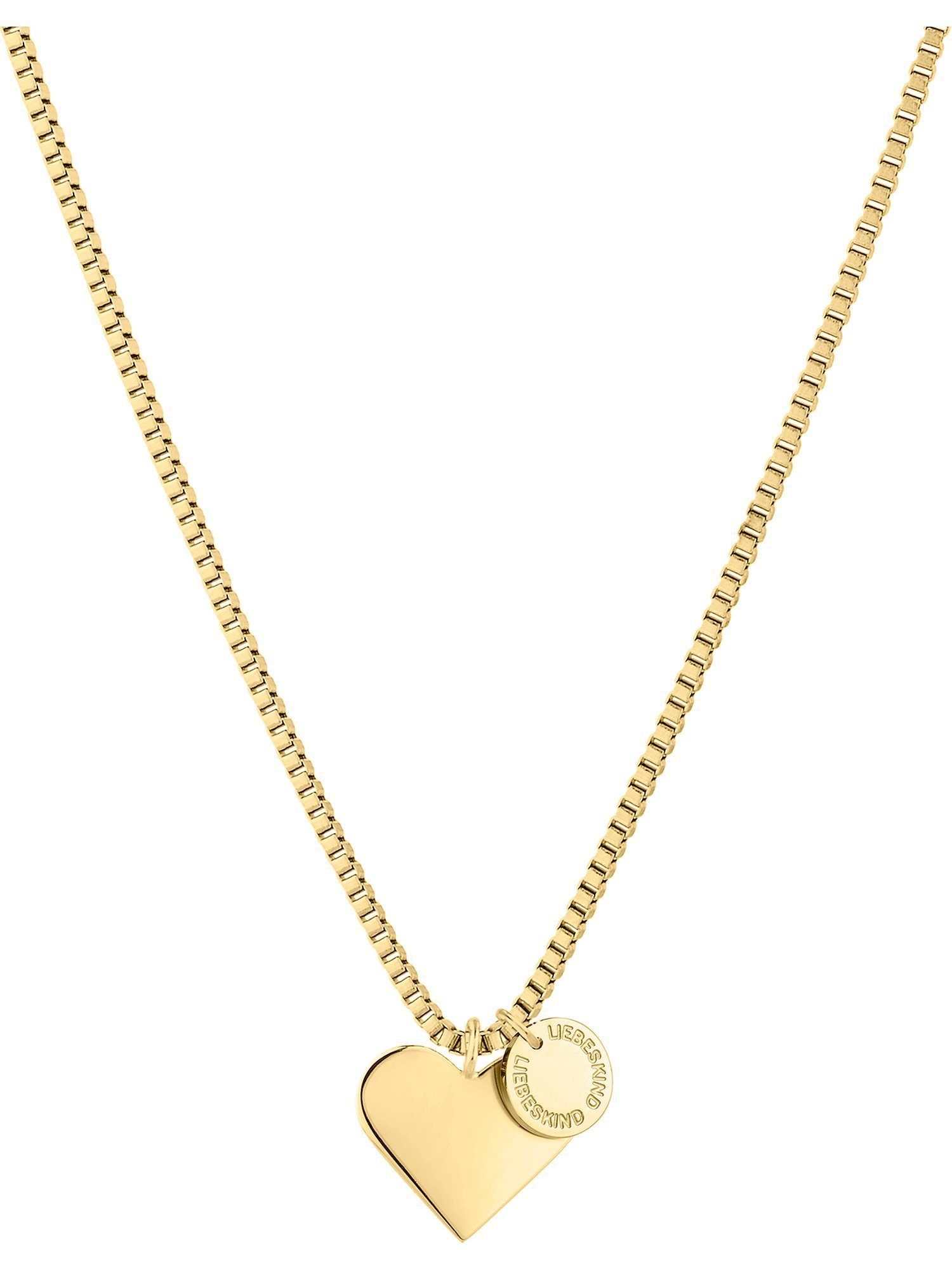 Liebeskind Berlin Edelstahlkette Liebeskind Damen-Kette Edelstahl Herz günstig online kaufen