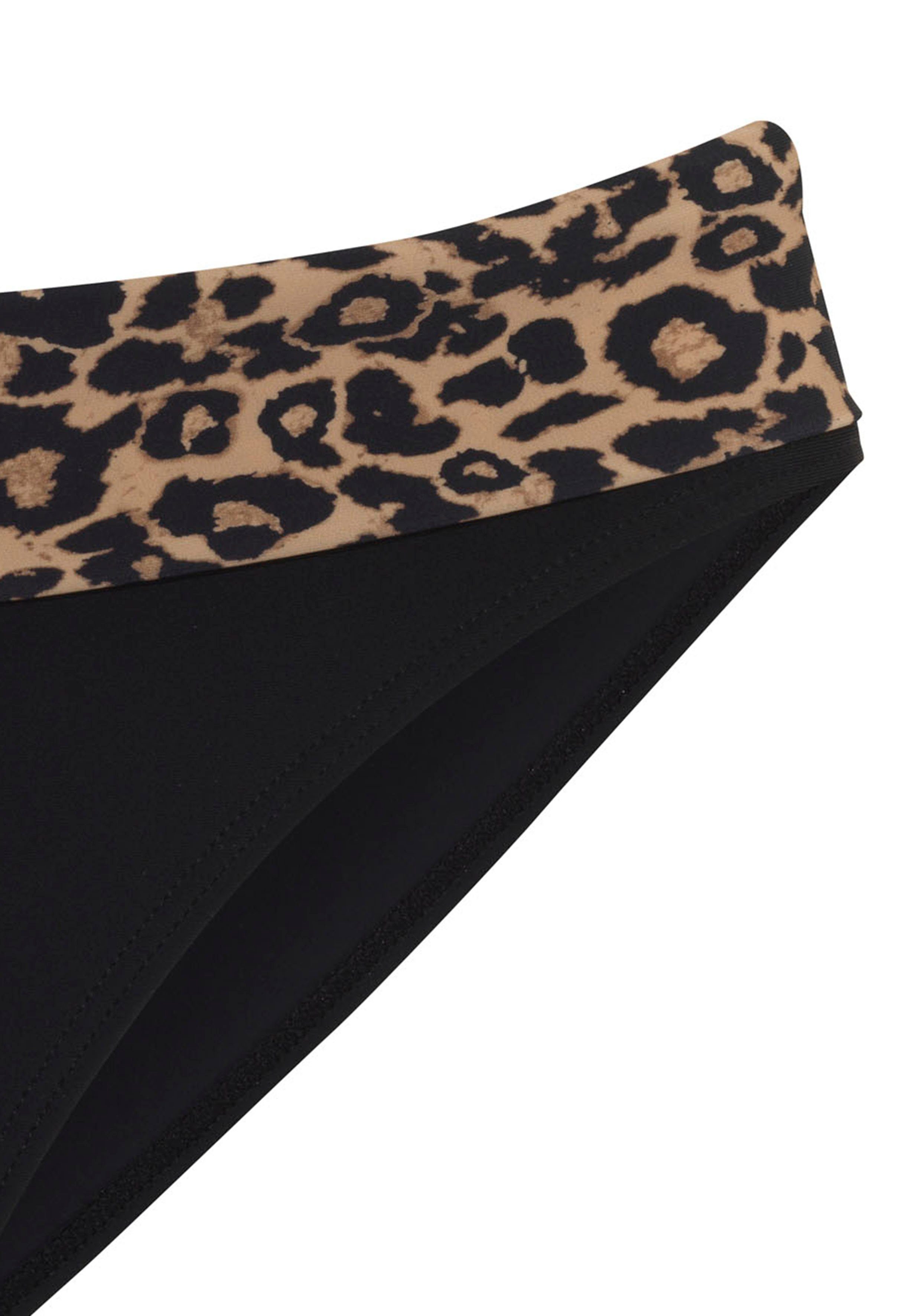Vivance Bikini-Hose Thora in modischem Leo-Print