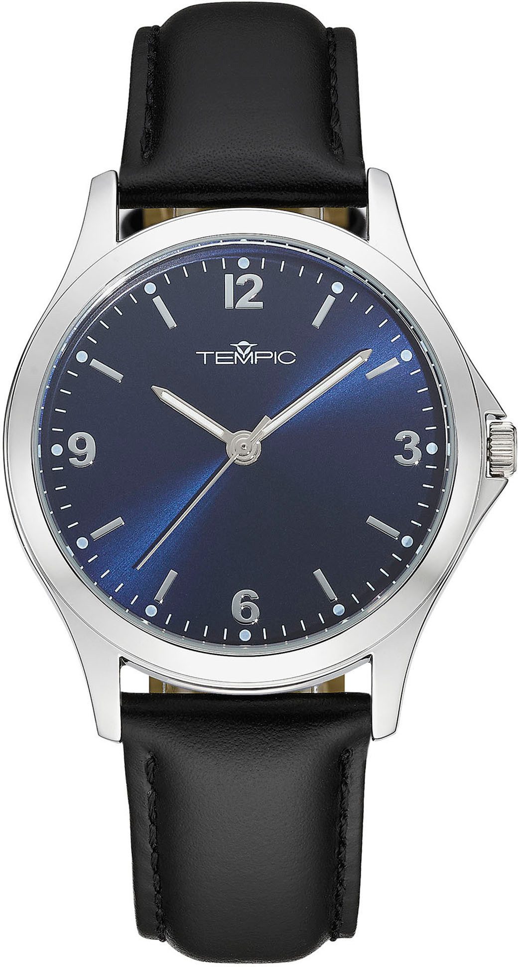 Tempic Quarzuhr, Armbanduhr, Herrenuhr, analog, Lederarmband günstig online kaufen
